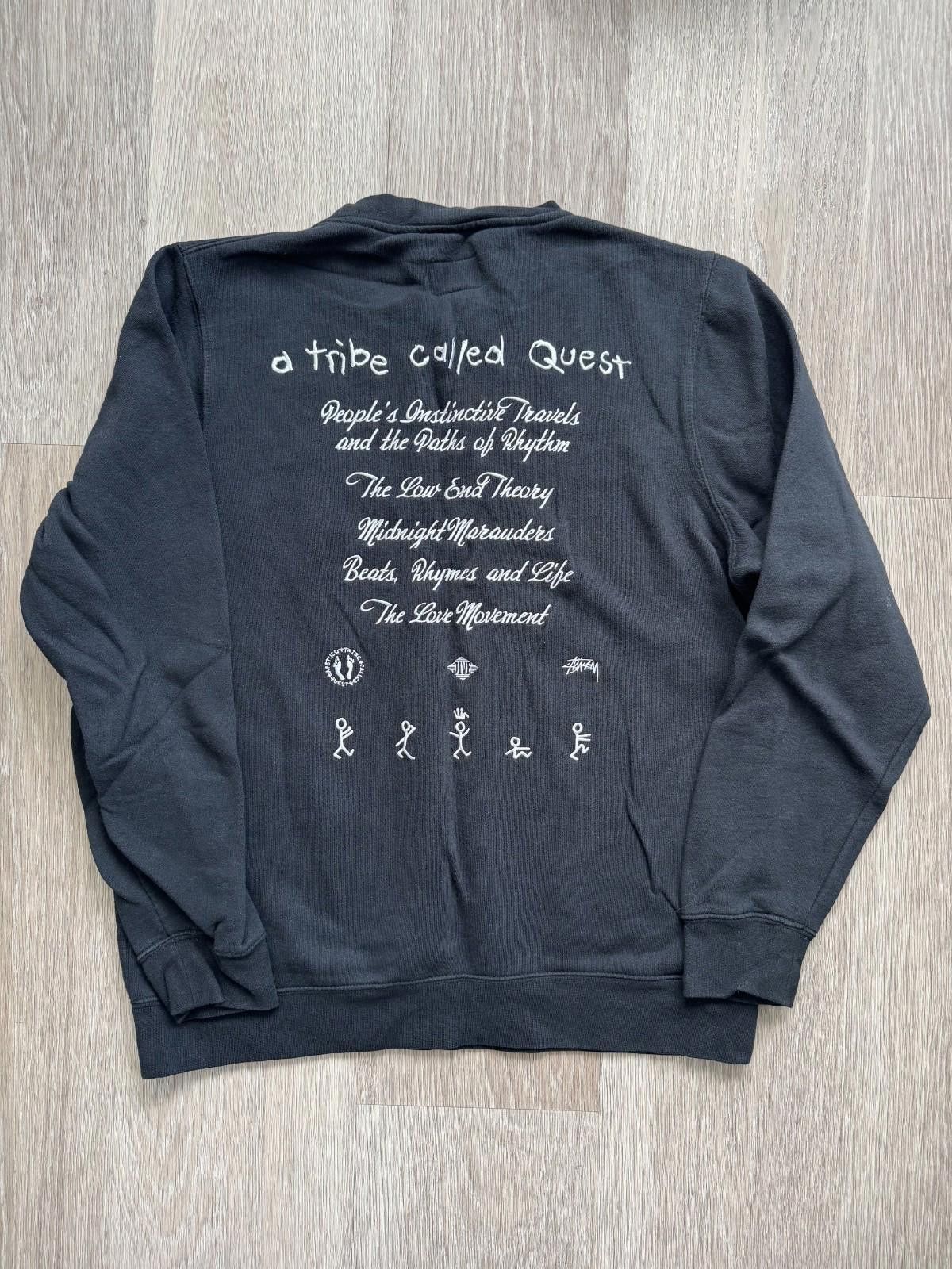 Stussy Stussy X A Tribe Called Quest Crewneck Size Large Size US L / EU 52-54 / 3 - 4 Thumbnail
