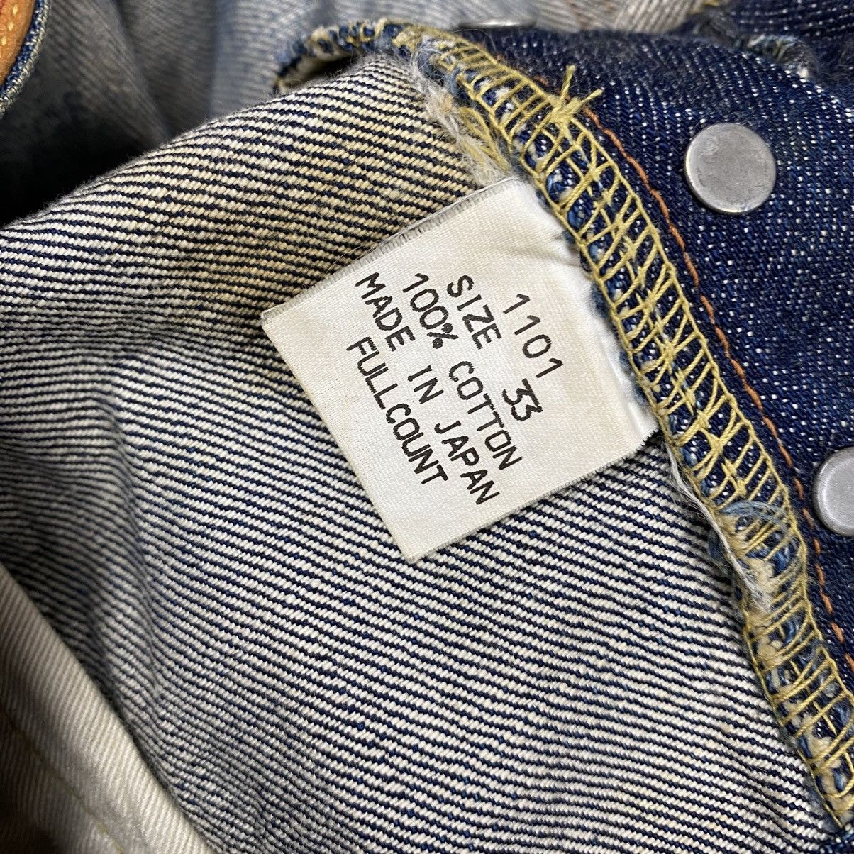 Full Count & Co. Fullcount & Co. Lot 1101 Faded Distress Denim Selvedge Pants Size US 33 - 14 Thumbnail