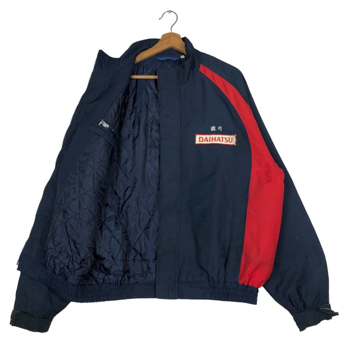 Japanese Brand 🔥VINTAGE BOMBER JACKET WORK RACING DAIHATSU JAPAN Size US L / EU 52-54 / 3 - 11 Thumbnail