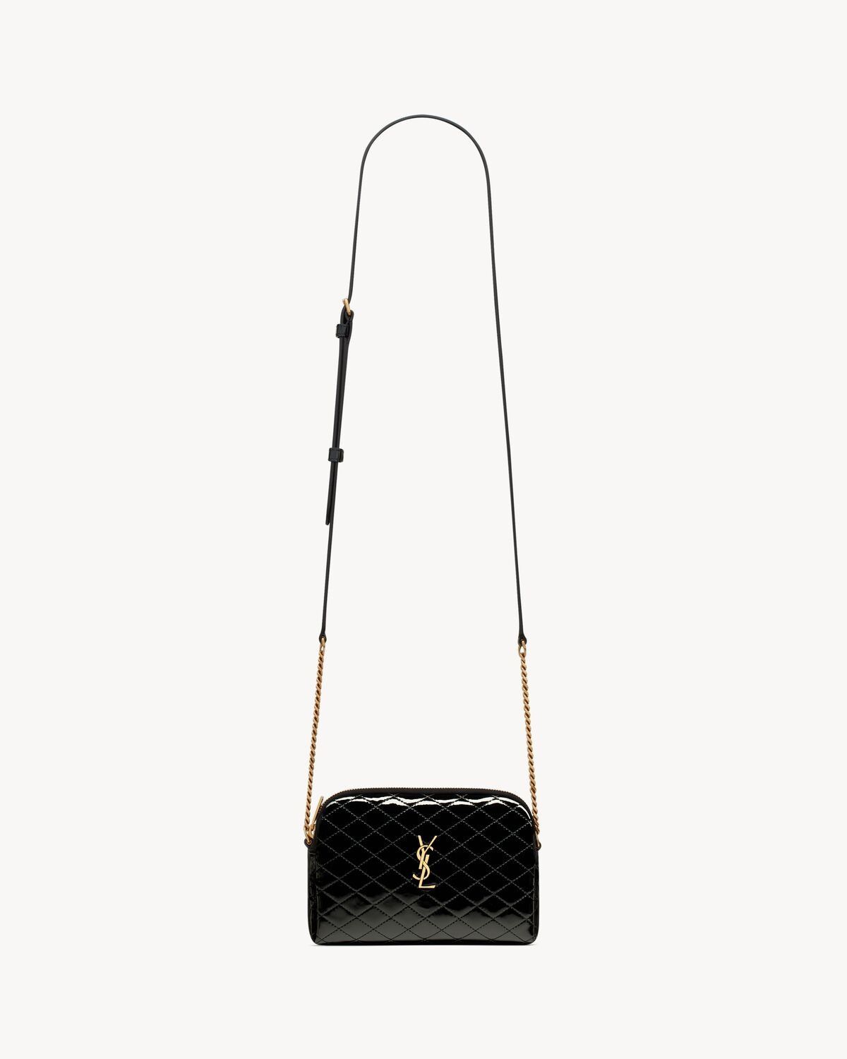 Saint Laurent Paris o1s1wg110125 733667 Size: OS / Gaby Zipped Pouch in Black Size ONE SIZE - 1 Thumbnail