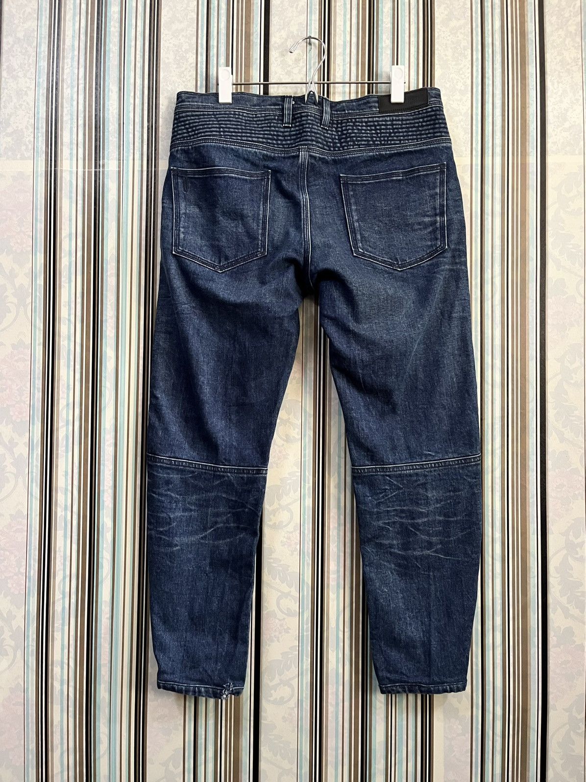 Neil Barrett FW18 neil barret bikers denim regular slim #H2 Size US 32 / EU 48 - 2 Thumbnail
