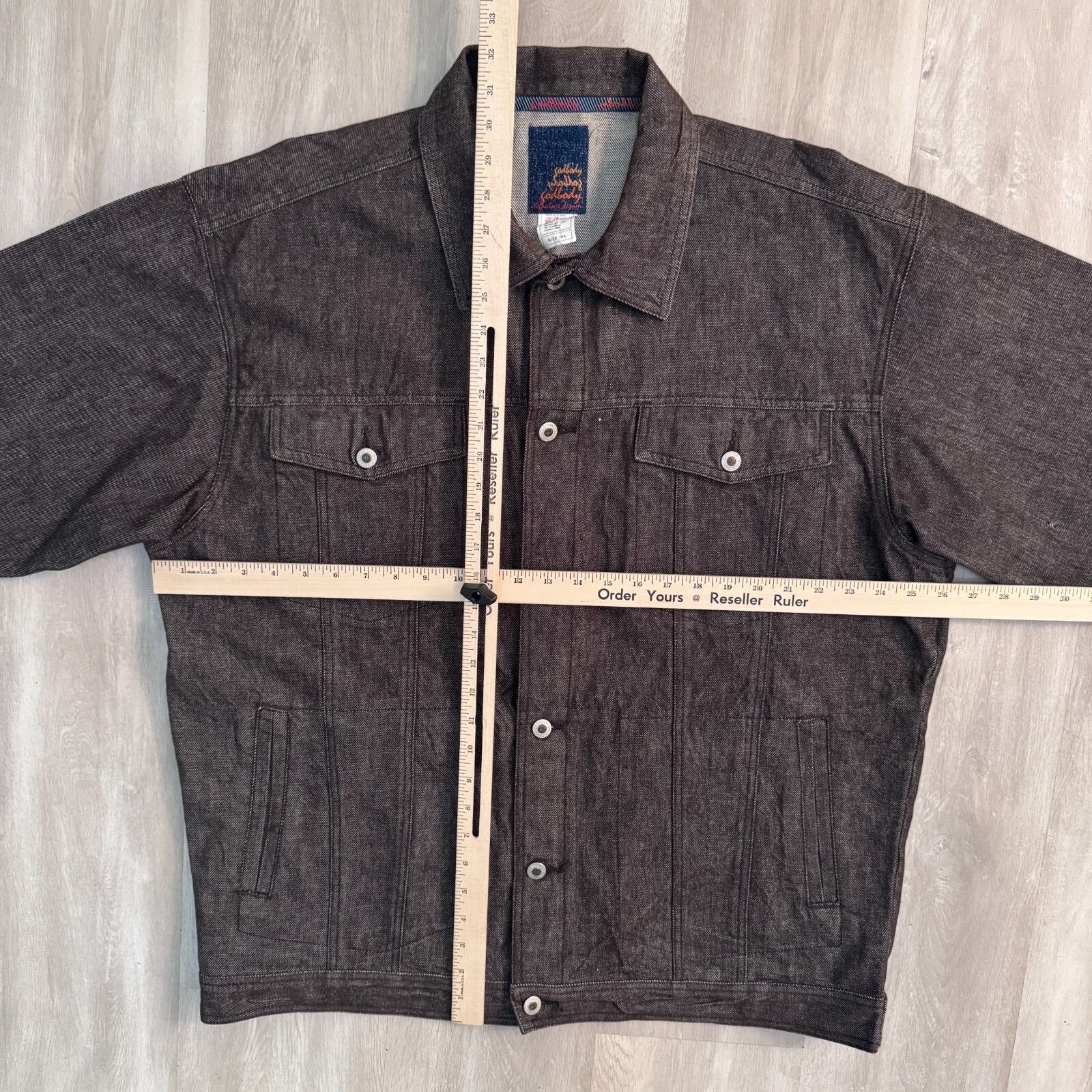 Other GODBODY Y2K Brown Denim Jacket & Baggy Jeans XL & 38x32 But Size US XL / EU 56 / 4 - 4 Thumbnail