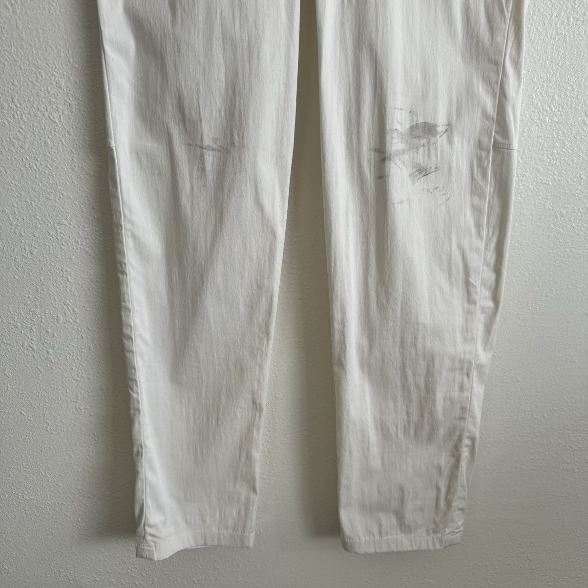 Lululemon LULULEMON Mens White Swift Cotton ABC Slim Leg Trouser Pant Size US 32 / EU 48 - 4 Thumbnail