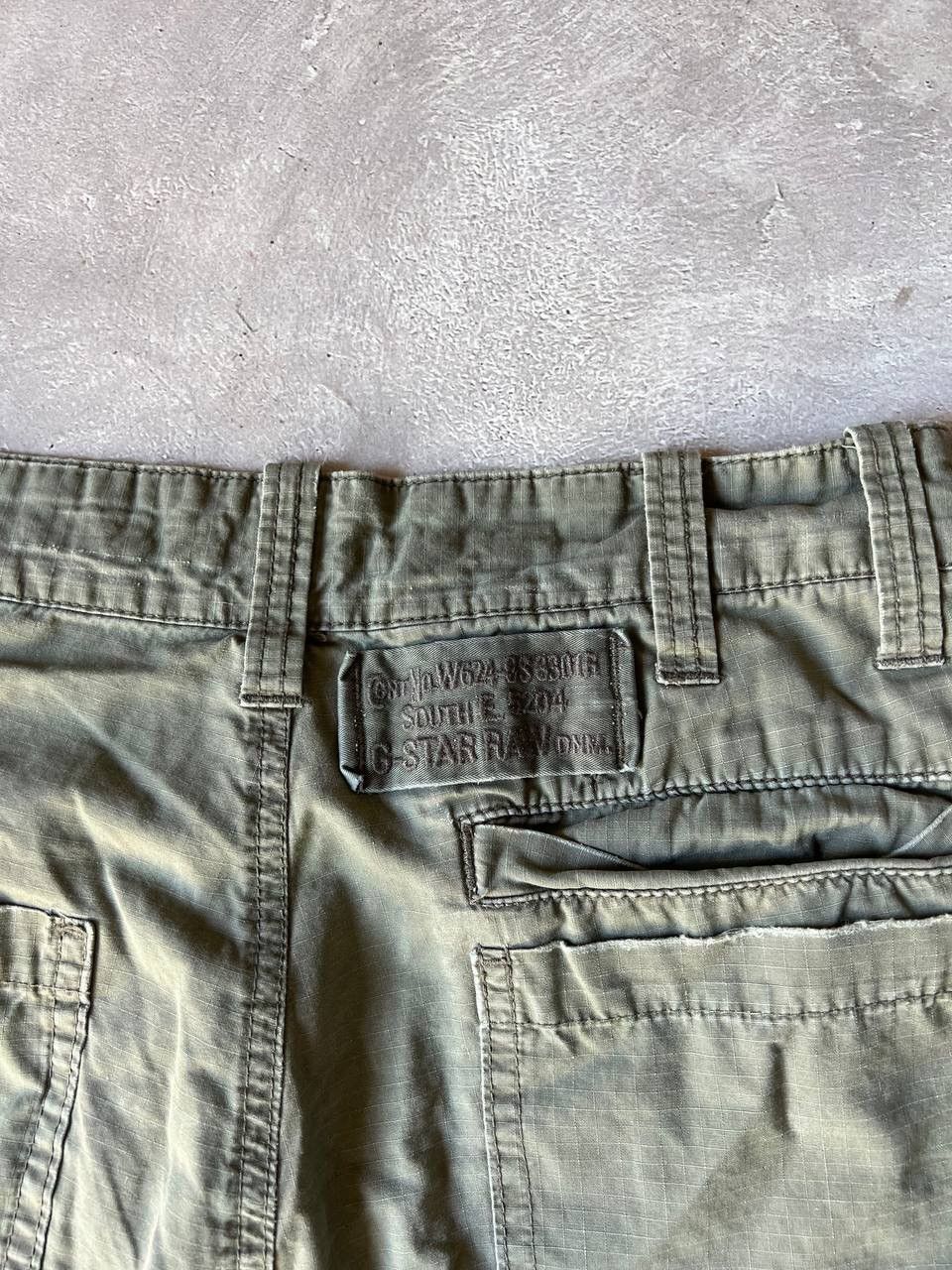 G-Star × Vintage Vintage G-Star Raw Cargo Short Size US 33 - 6 Thumbnail