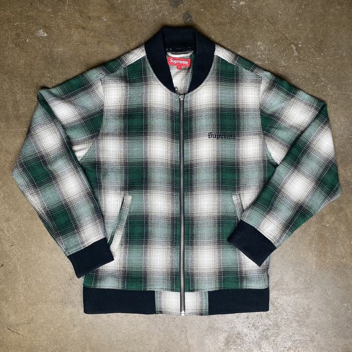 Supreme Supreme Plaid Bomber Jacket SS 2016 | Grailed