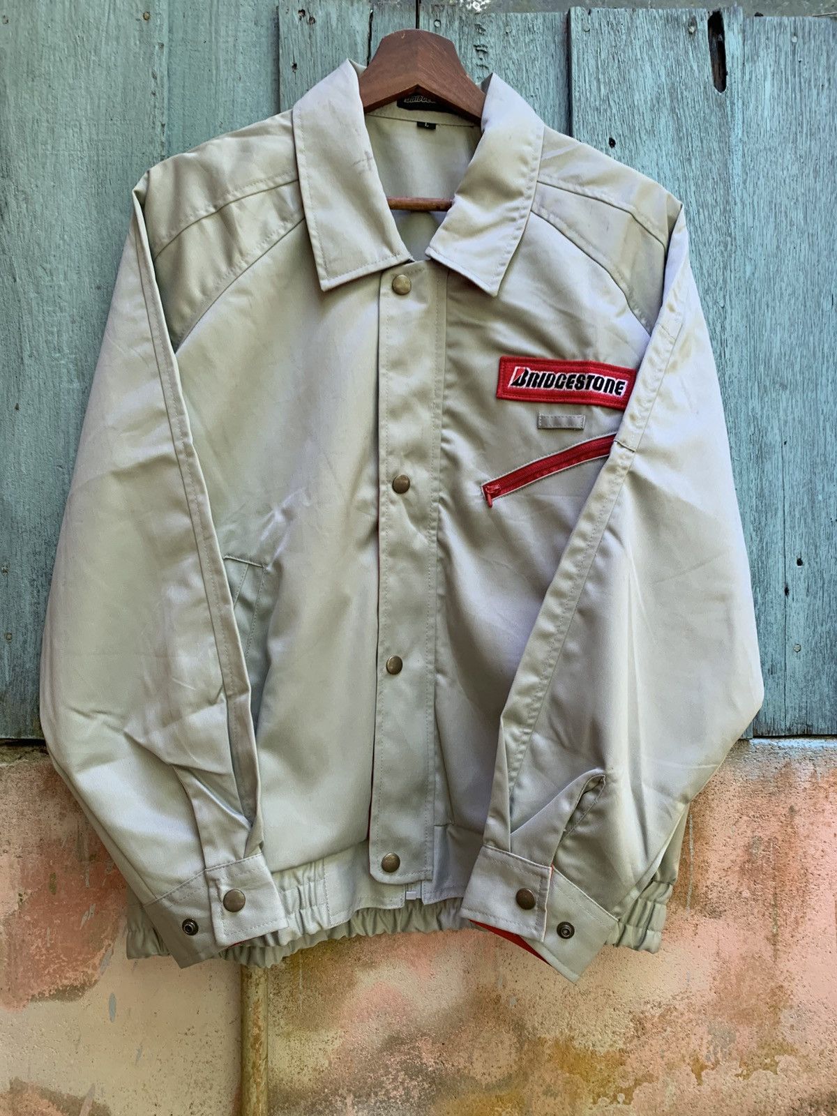 Vintage VINTAGE BRIDGESTONE JACKET Size US L / EU 52-54 / 3 - 9 Thumbnail