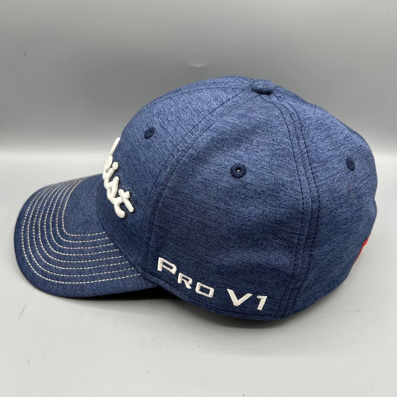 Footjoy Titleist Golf Hat Men L-XL FootJoy FJ Pro V1 Stretch Fitted Size ONE SIZE - 3 Thumbnail