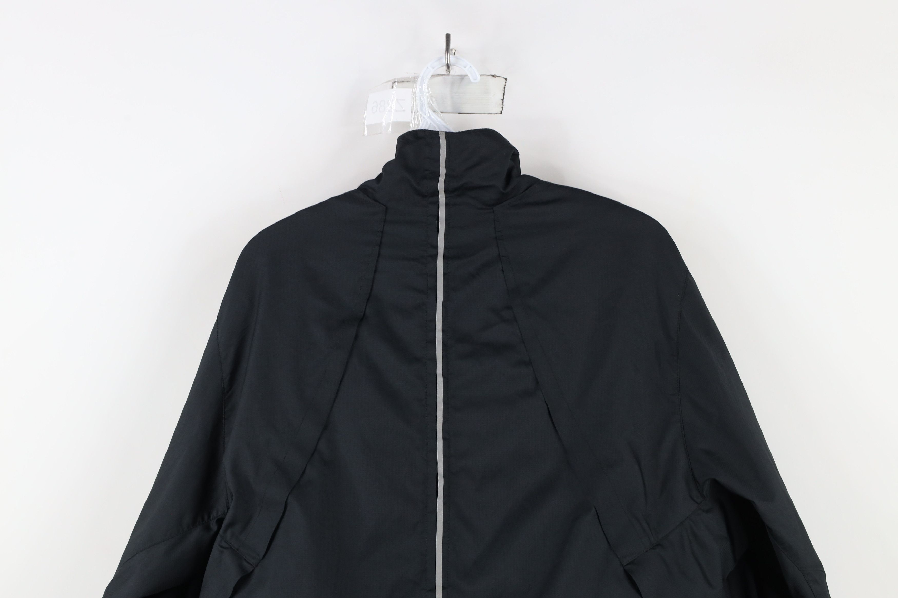 Nike × Vintage Vintage Nike Travis Scott Mini Swoosh Vented Jacket Black Size US L / EU 52-54 / 3 - 14 Thumbnail