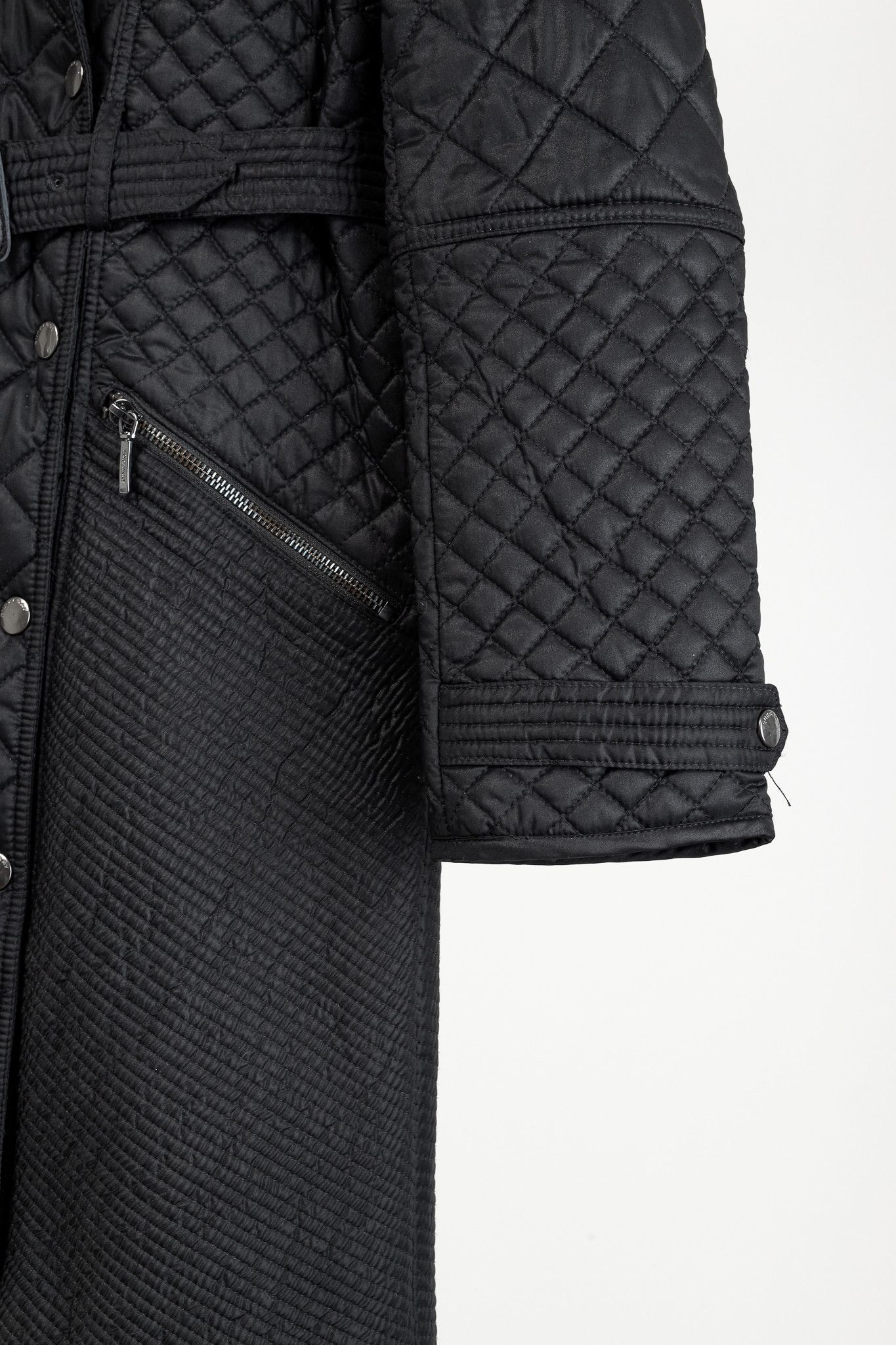 Burberry Burberry Black Quilted Insulated Trench Coat Size XS / US 0-2 / IT 36-38 - 6 Thumbnail