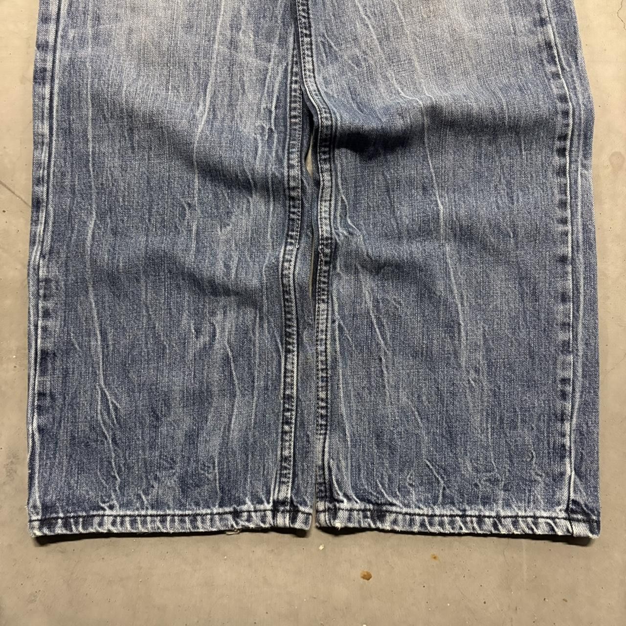Vintage CRAZY Vintage Y2K/2000s Super Baggy NoNo Maldonado Designer Medium Wash Denim Jeans! Size US 36 / EU 52 - 5 Thumbnail