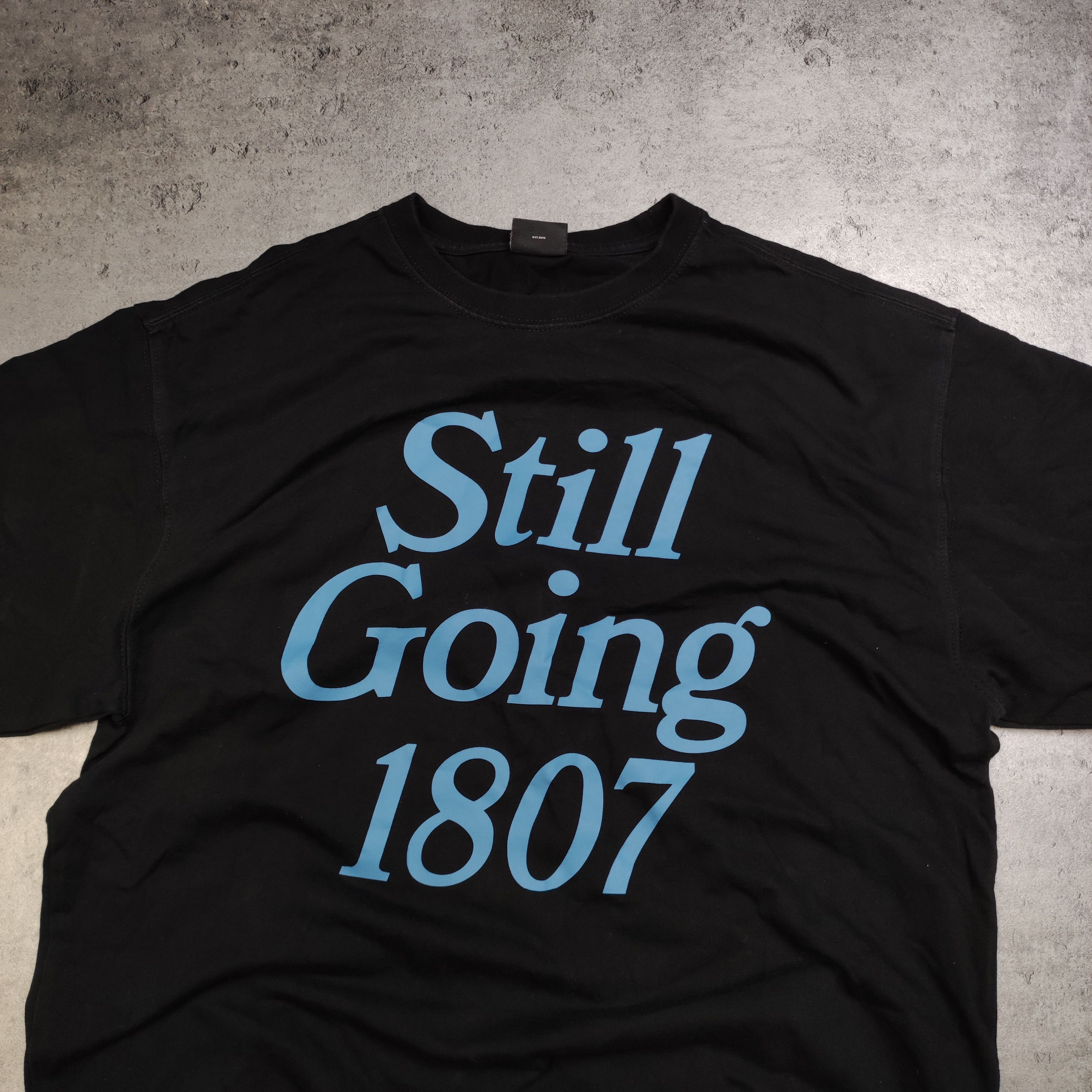 Other 1807 Still Going Big Back Logo Black Tshirt Size US L / EU 52-54 / 3 - 3 Thumbnail