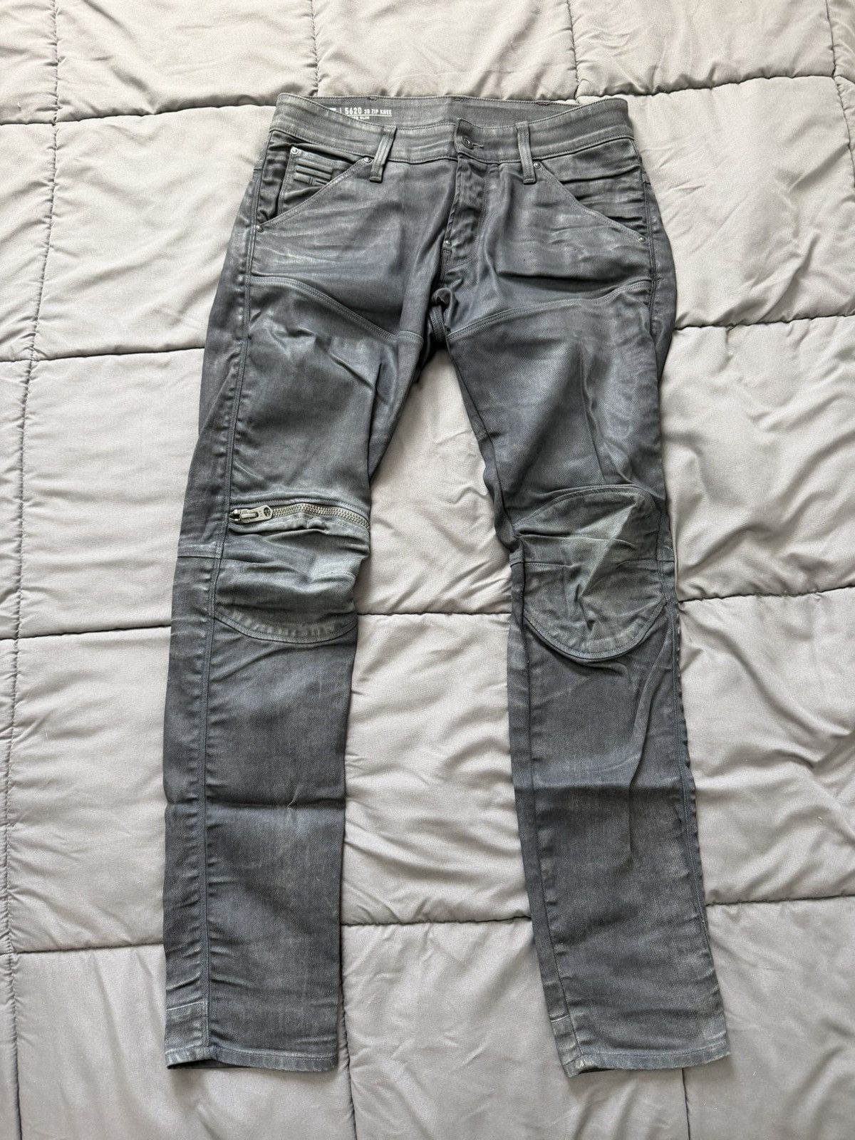 G-Star G Star Raw Moto Jeans Size US 31 - 1 Thumbnail