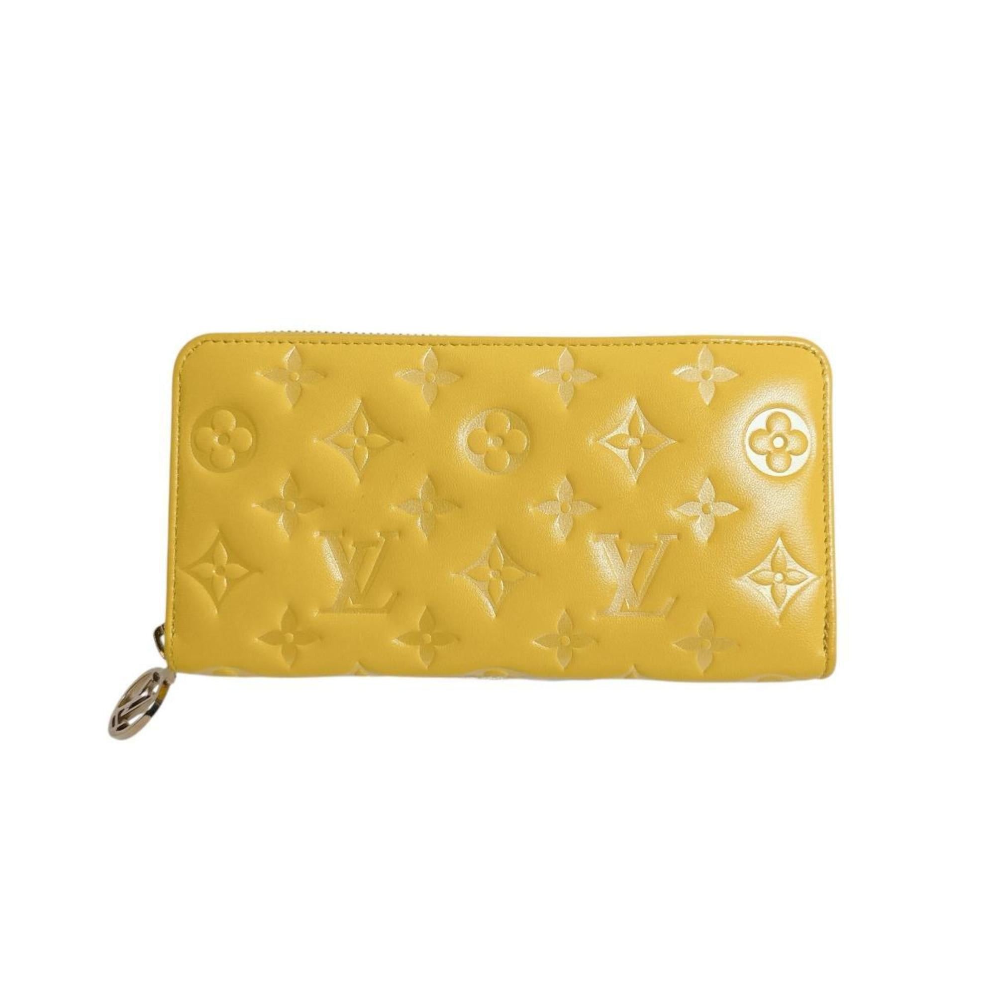 Louis Vuitton Louis Vuitton Monogram Empreinte Zippy Wallet M13699 Yellow Size ONE SIZE - 1 Thumbnail
