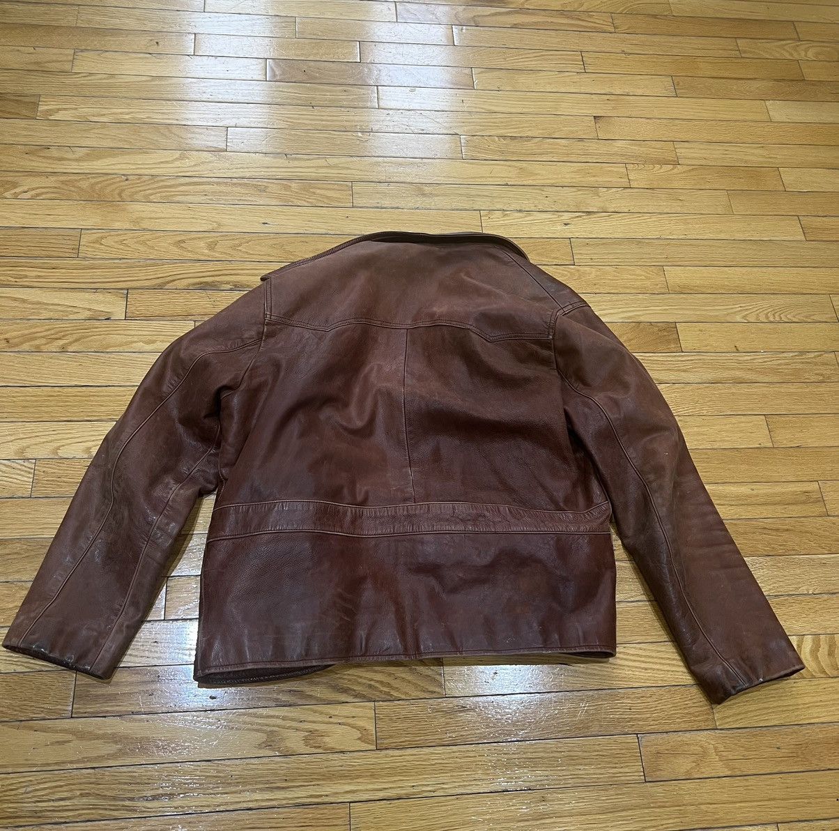 NFL Redskins Vintage Leather Jacket. Size US L / EU 52-54 / 3 - 2 Thumbnail