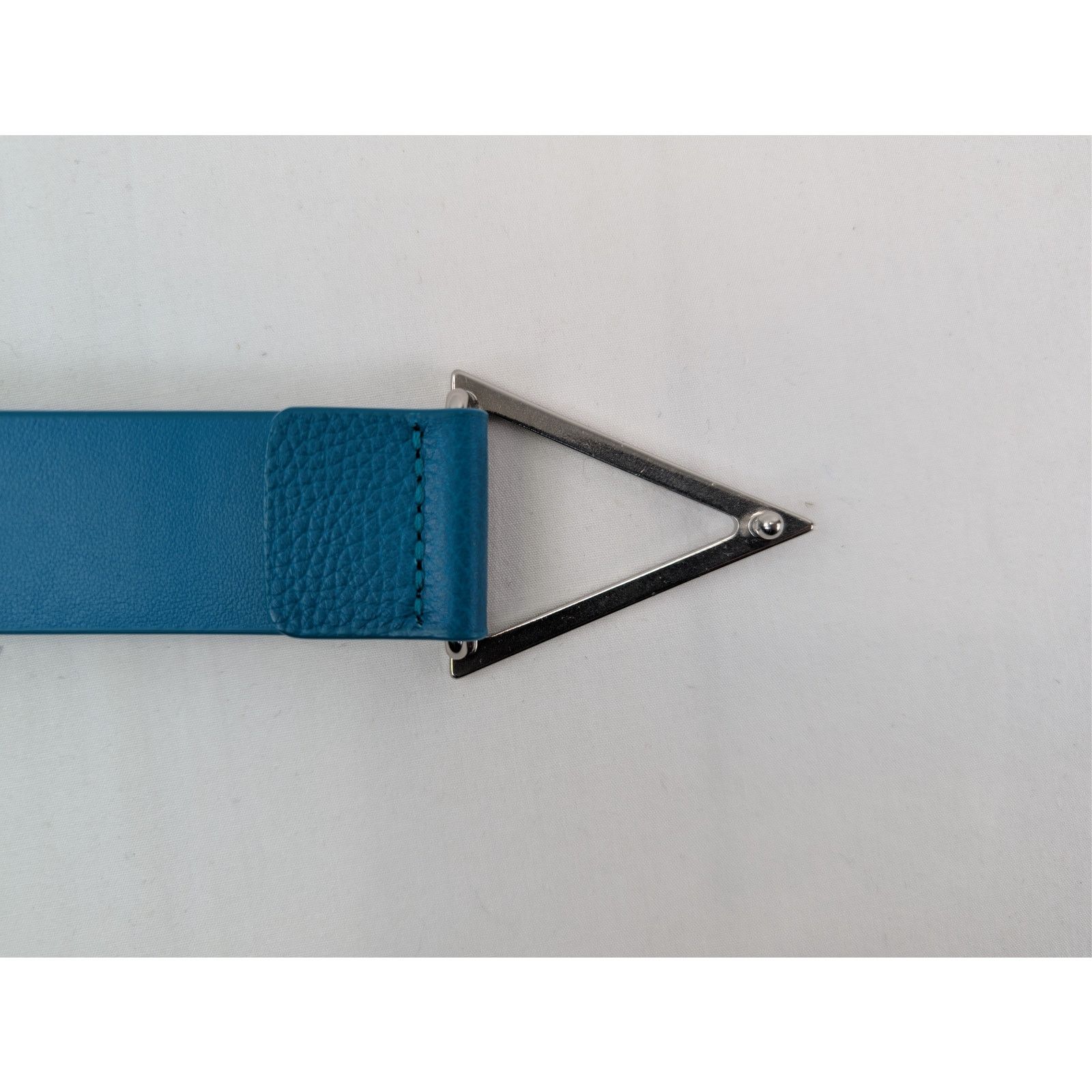 Bottega Veneta o1rshd1 Size: 110/ Cintura Grainy Light Calf Belt in Blaster Size 44 - 7 Thumbnail