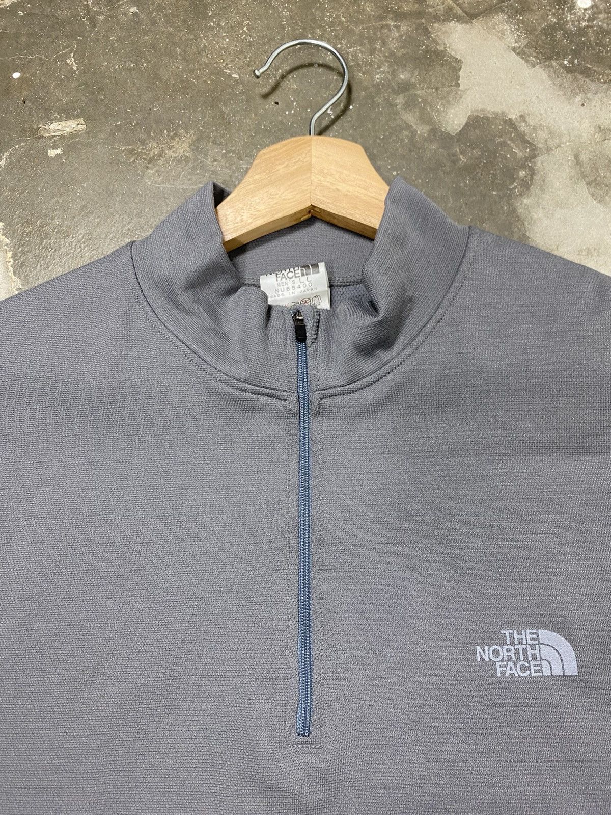 The North Face The North Face Grey Side Logo Half-zipper Sweatshirt Size US L / EU 52-54 / 3 - 6 Thumbnail