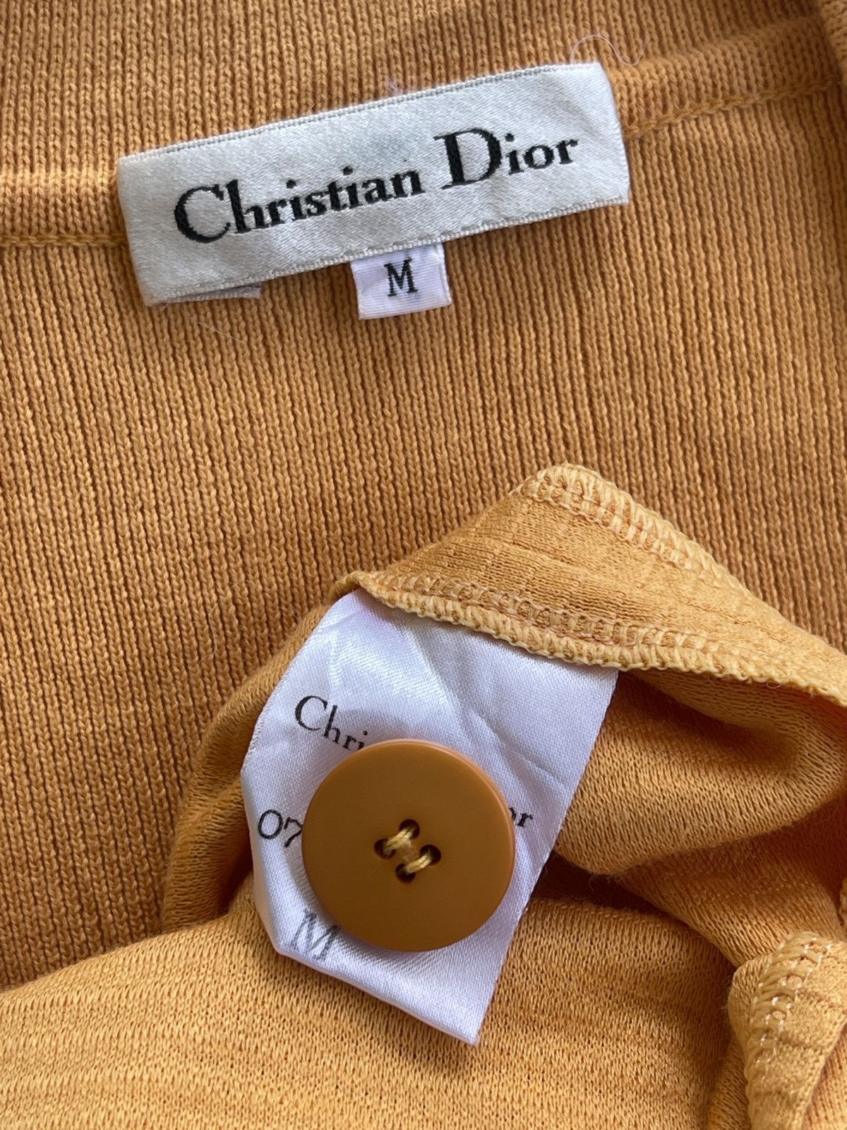 Christian Dior Monsieur Vintage Christian Dior Long Dress Knit Shirt Size M / US 6-8 / IT 42-44 - 8 Thumbnail