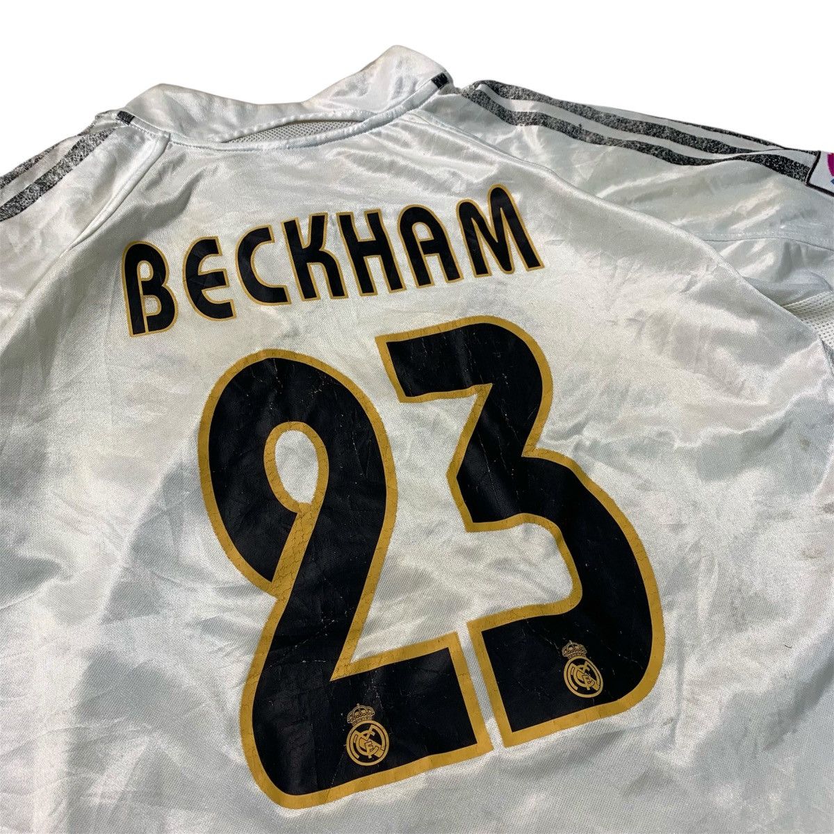 Adidas Rare🔥2000s David Beckham Real Madrid Jerseys Size US L / EU 52-54 / 3 - 4 Thumbnail