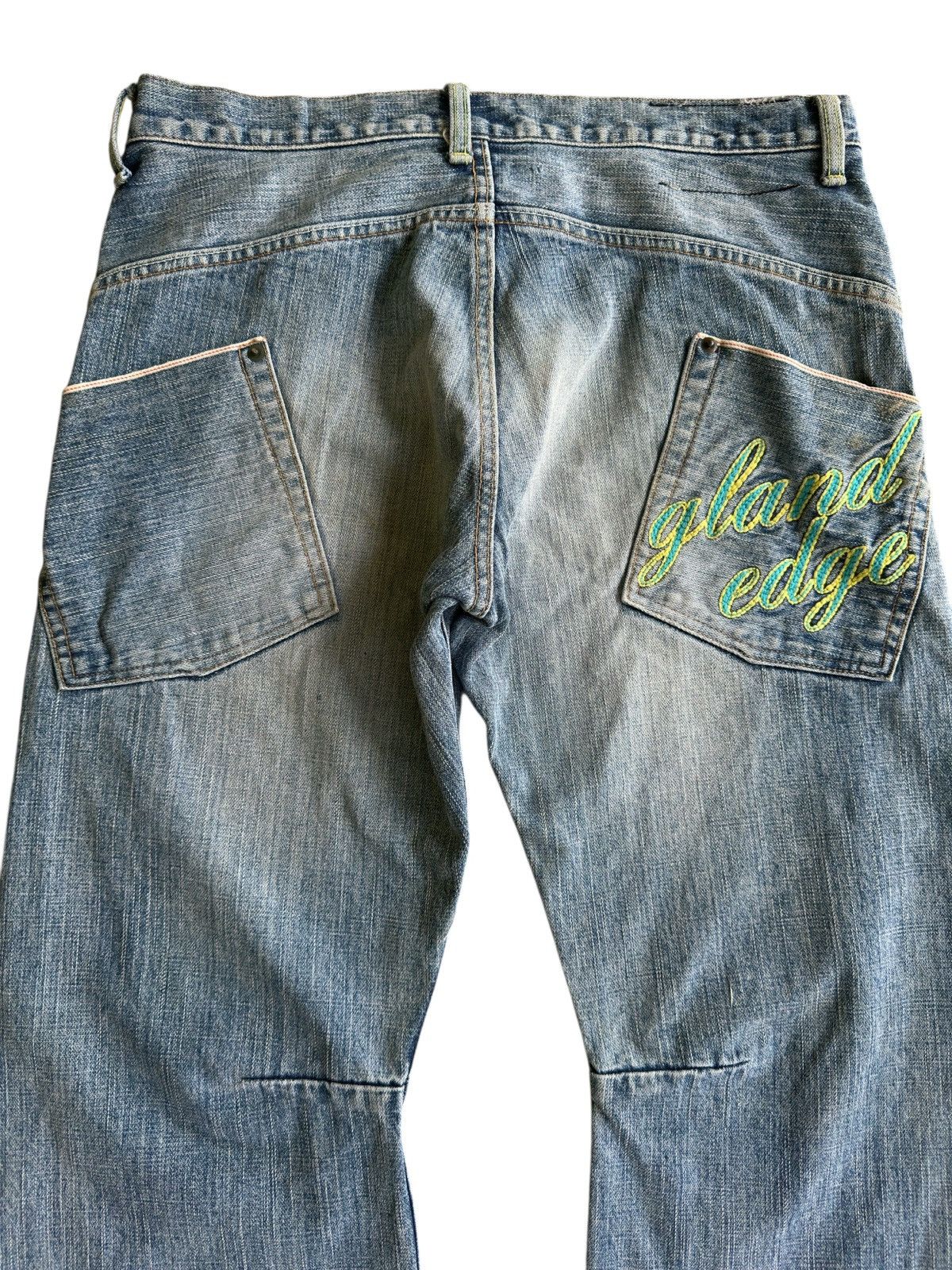 Japanese Brand Selvedge Denim Gland Edge Light Blue🎌💥 Size US 34 / EU 50 - 6 Thumbnail