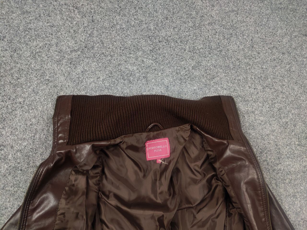 If Six Was Nine Vintage Y2K punk Cropped Leather Zip Jacket LGB JPG Style Size L / US 10 / IT 46 - 12 Thumbnail