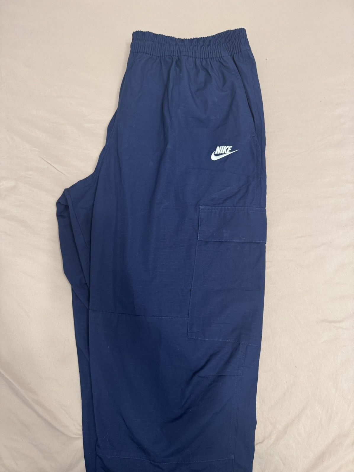 Nike BLUE NIKE CLUB CARGO WEB PANTS Size US 38 / EU 54 - 2 Thumbnail