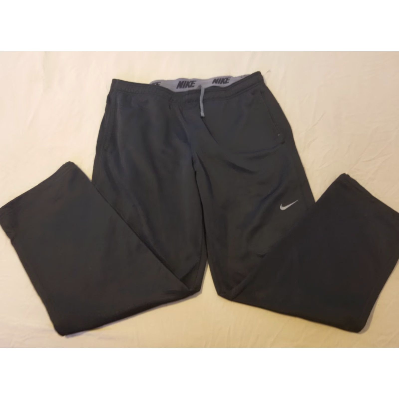 Nike Nike Pants XL Black Athletic Gym Workout Mens Size US 36 / EU 52 - 2 Thumbnail