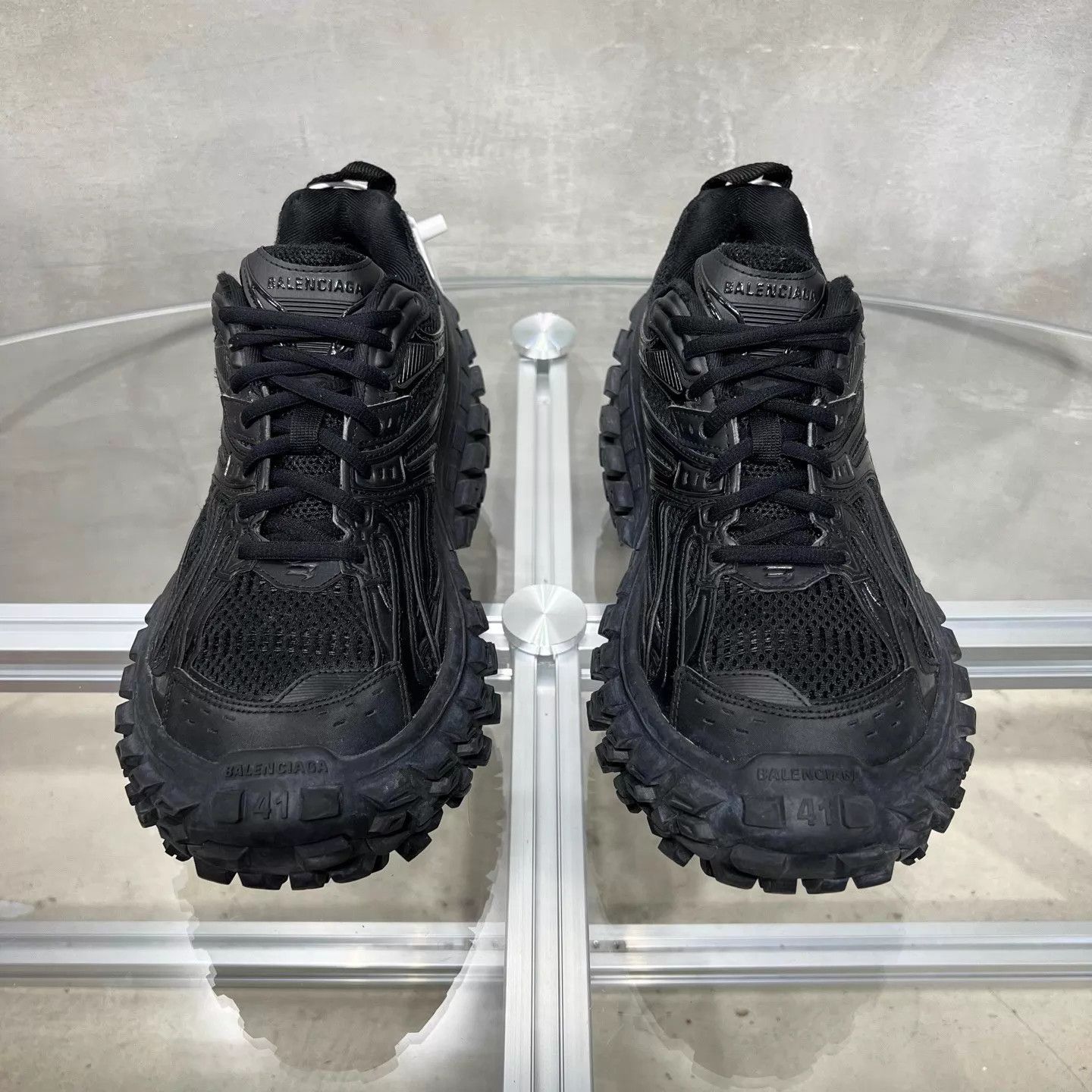 Balenciaga BLCG Tire Sneaker Black 41 Size US 8 / EU 41 - 1 Thumbnail