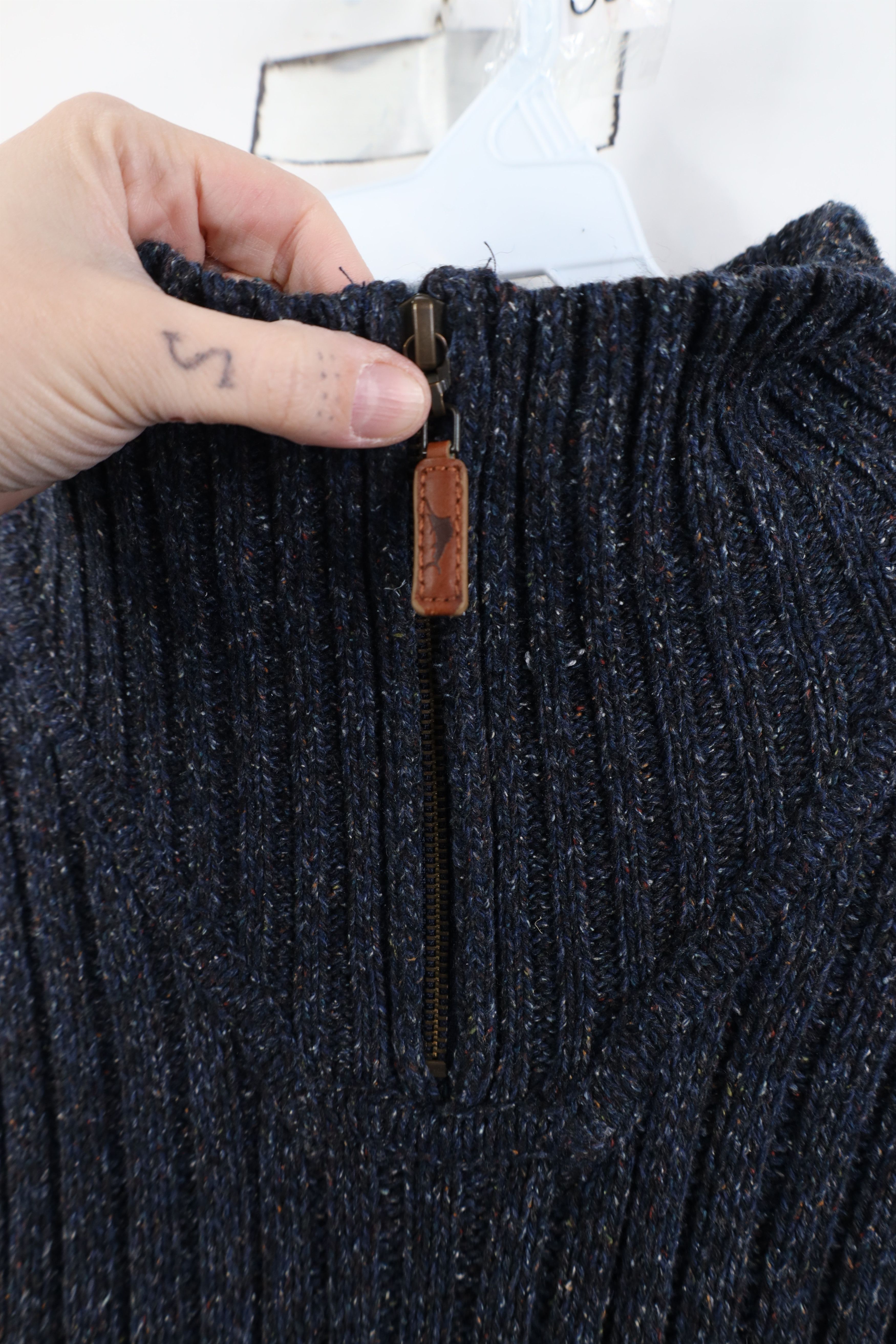 Tommy Bahama Tommy Bahama Merino Wool Silk Blend Ribbed Knit Sweater Size US L / EU 52-54 / 3 - 7 Thumbnail