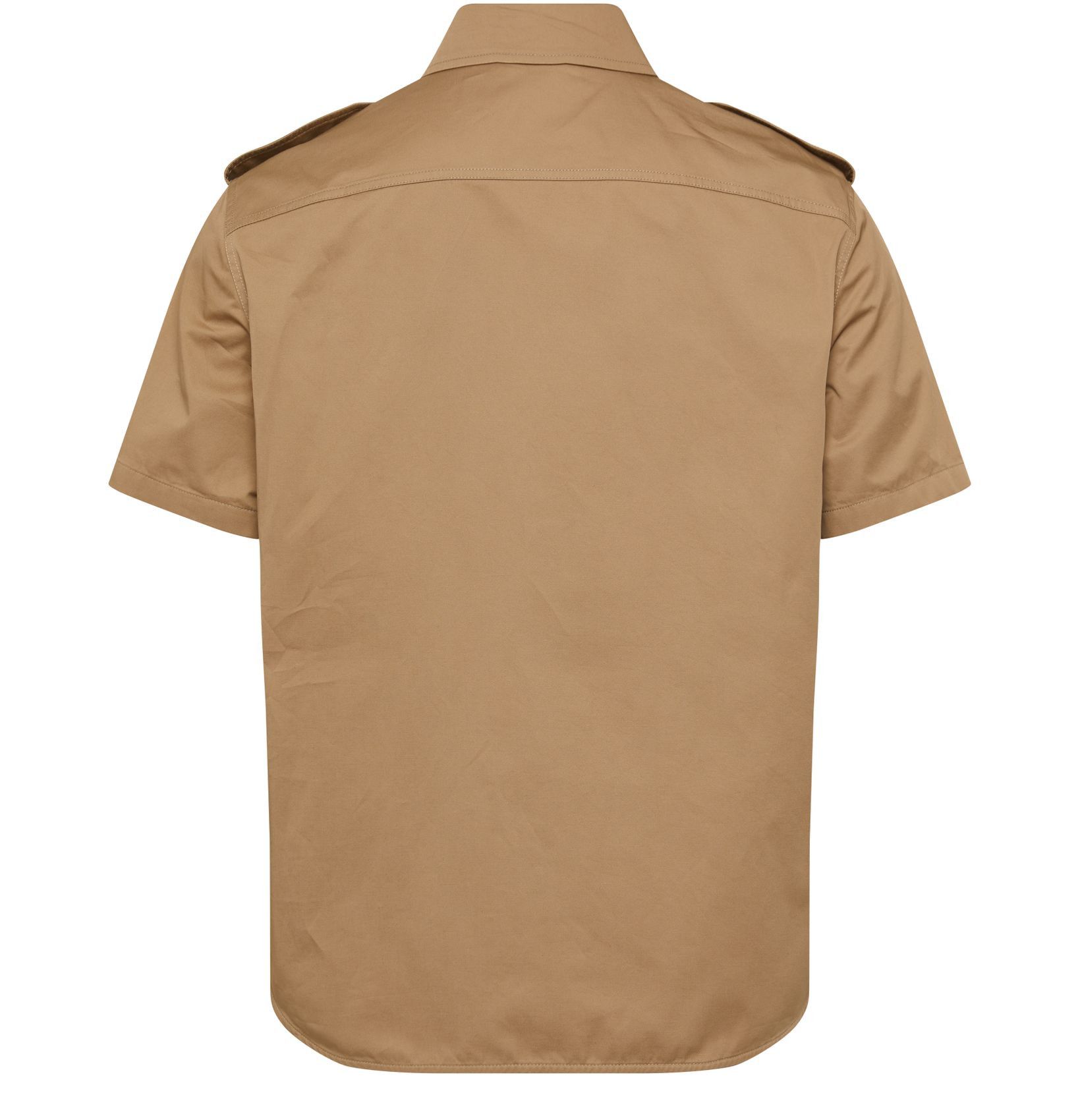 Celine o1y1024 Solid Color Shirt in Camel Size US M / EU 48-50 / 2 - 2 Thumbnail