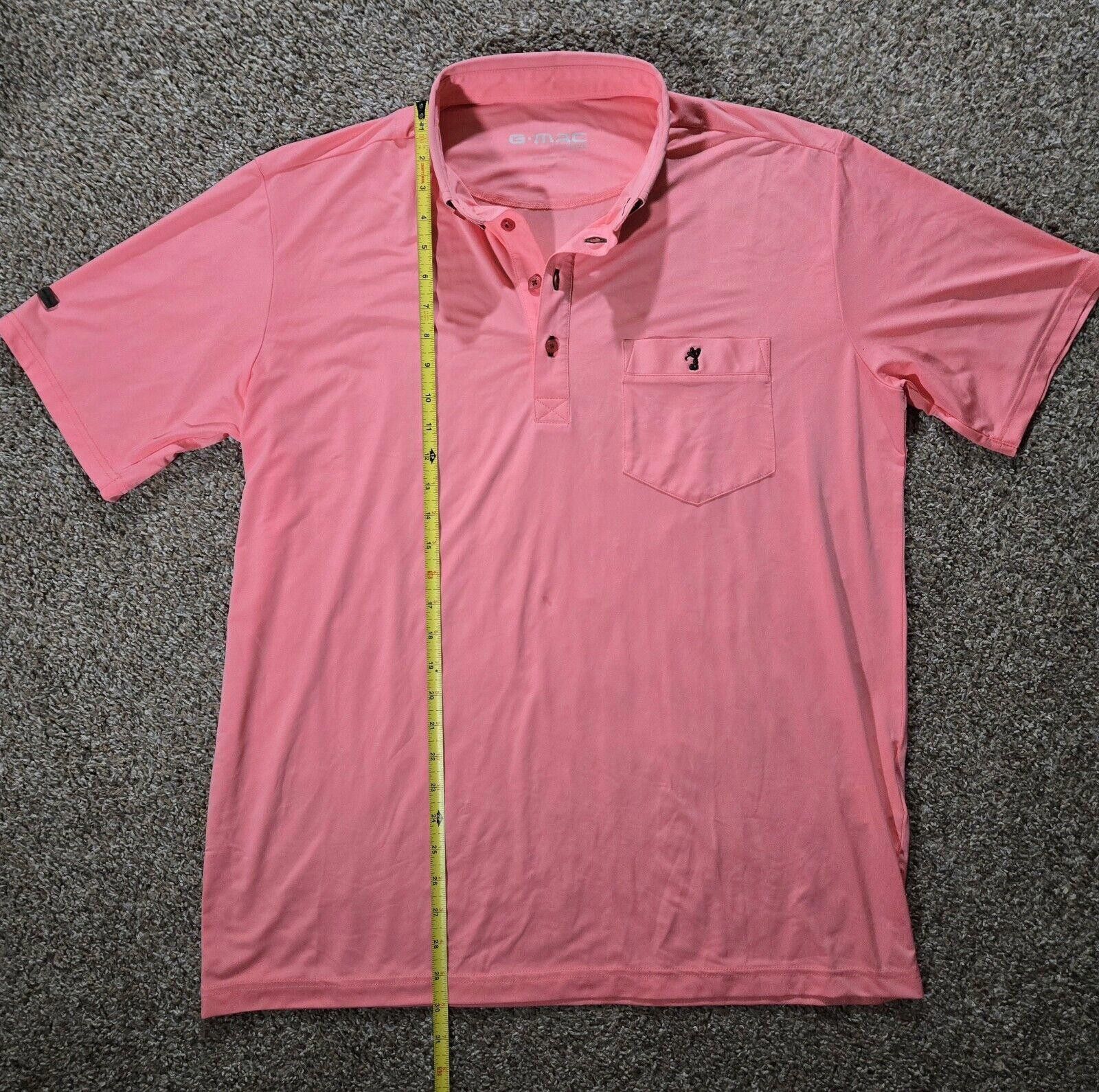 Designer Coral G Mac By Kartel Polo Golf Shirt L Size US L / EU 52-54 / 3 - 4 Thumbnail