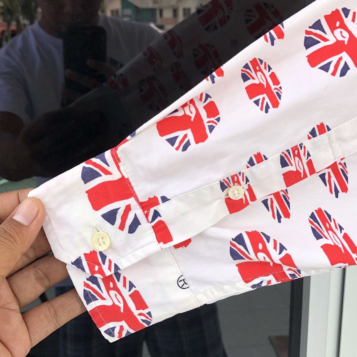 Bape UNION JACK APE HEAD BUTTON UP SHIRT Size US M / EU 48-50 / 2 - 10 Thumbnail