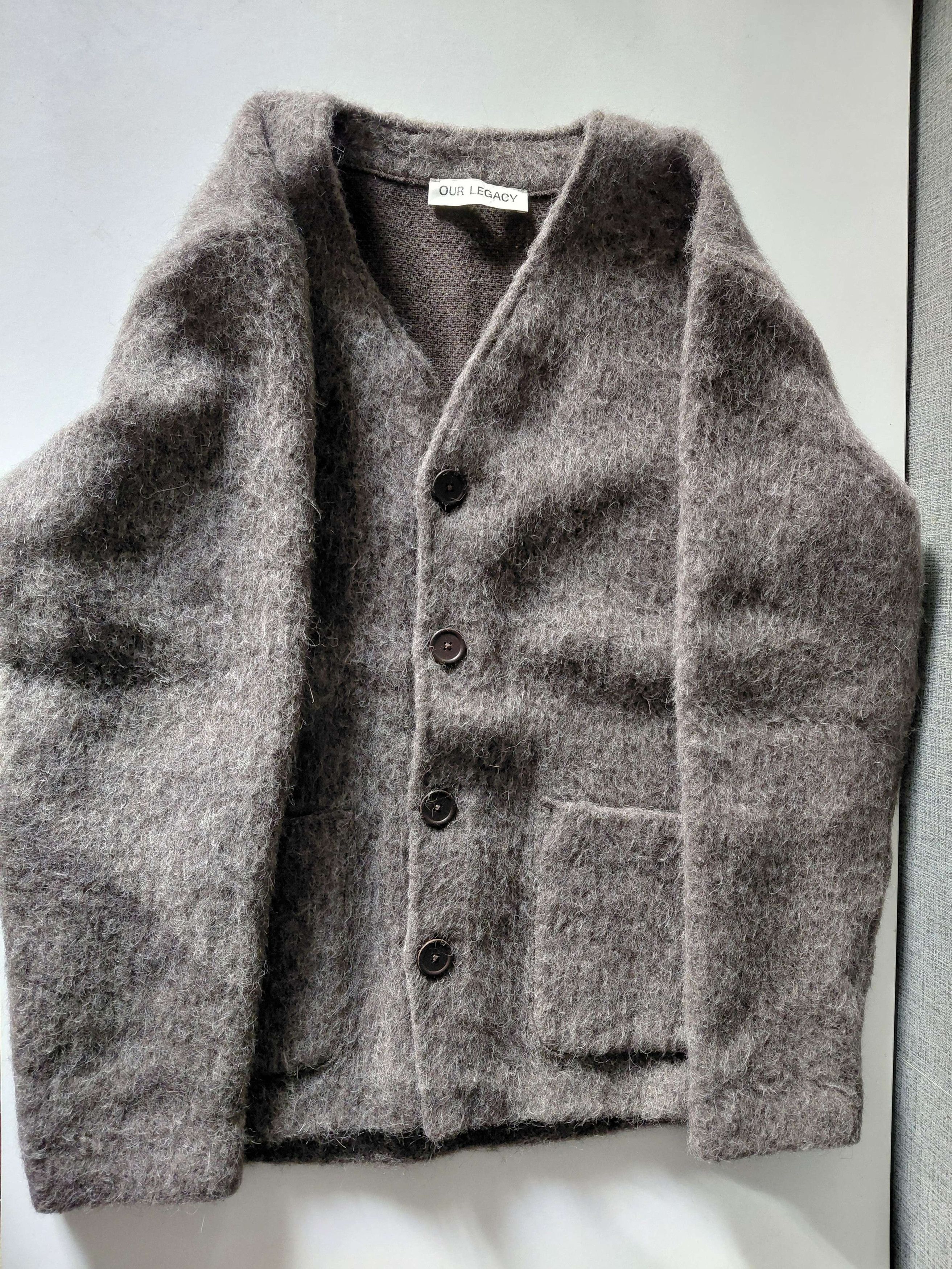 Our Legacy Our Legacy Mole Grey Cardigan Size US S / EU 44-46 / 1 - 3 Thumbnail