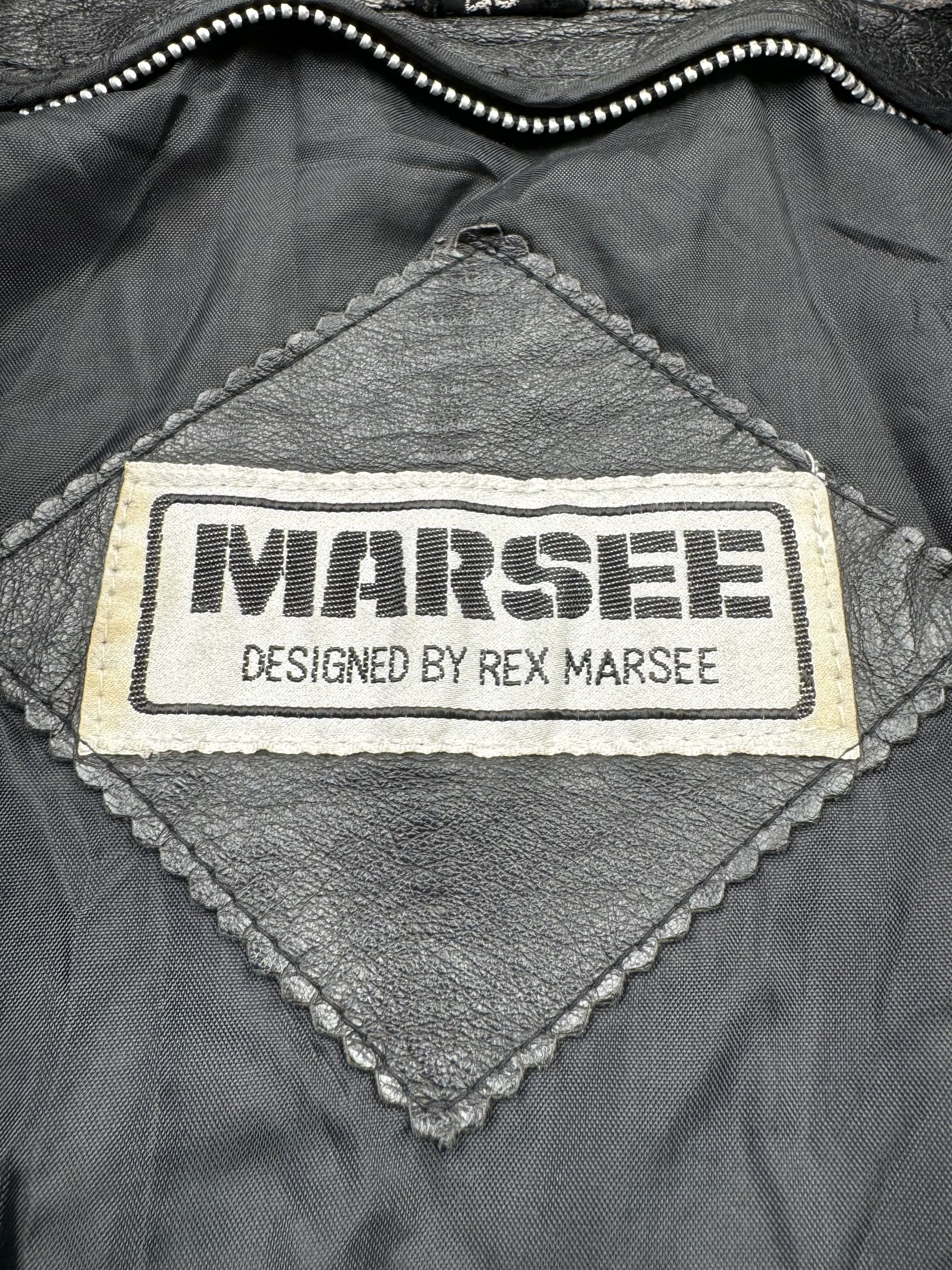 Vintage Vintage Leather Biker Moto Jacket A129D15(153) Size US M / EU 48-50 / 2 - 8 Thumbnail