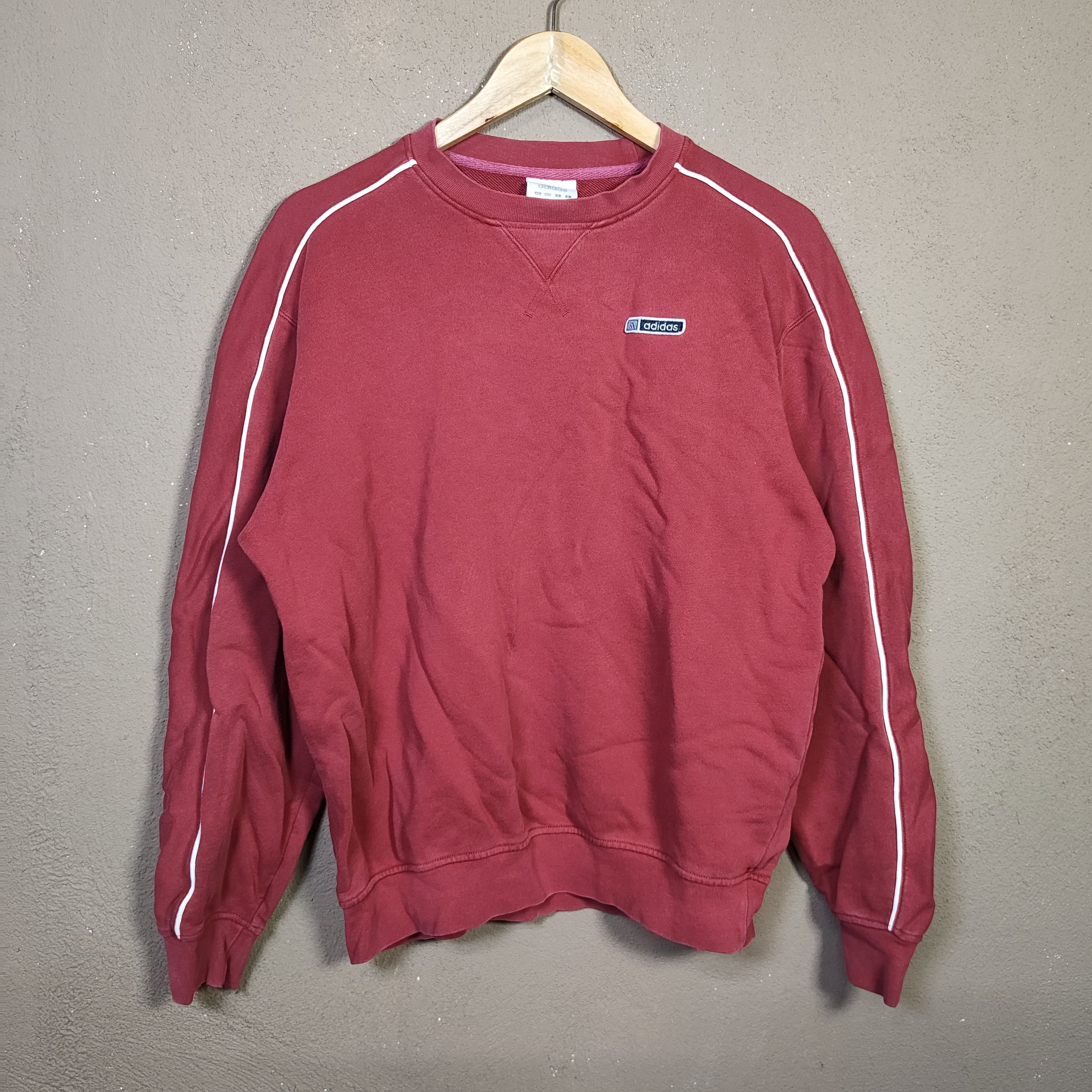 Adidas Vintage Y2K ADIDAS Small Embroidered Logo Sweatshirt Size US M / EU 48-50 / 2 - 1 Thumbnail