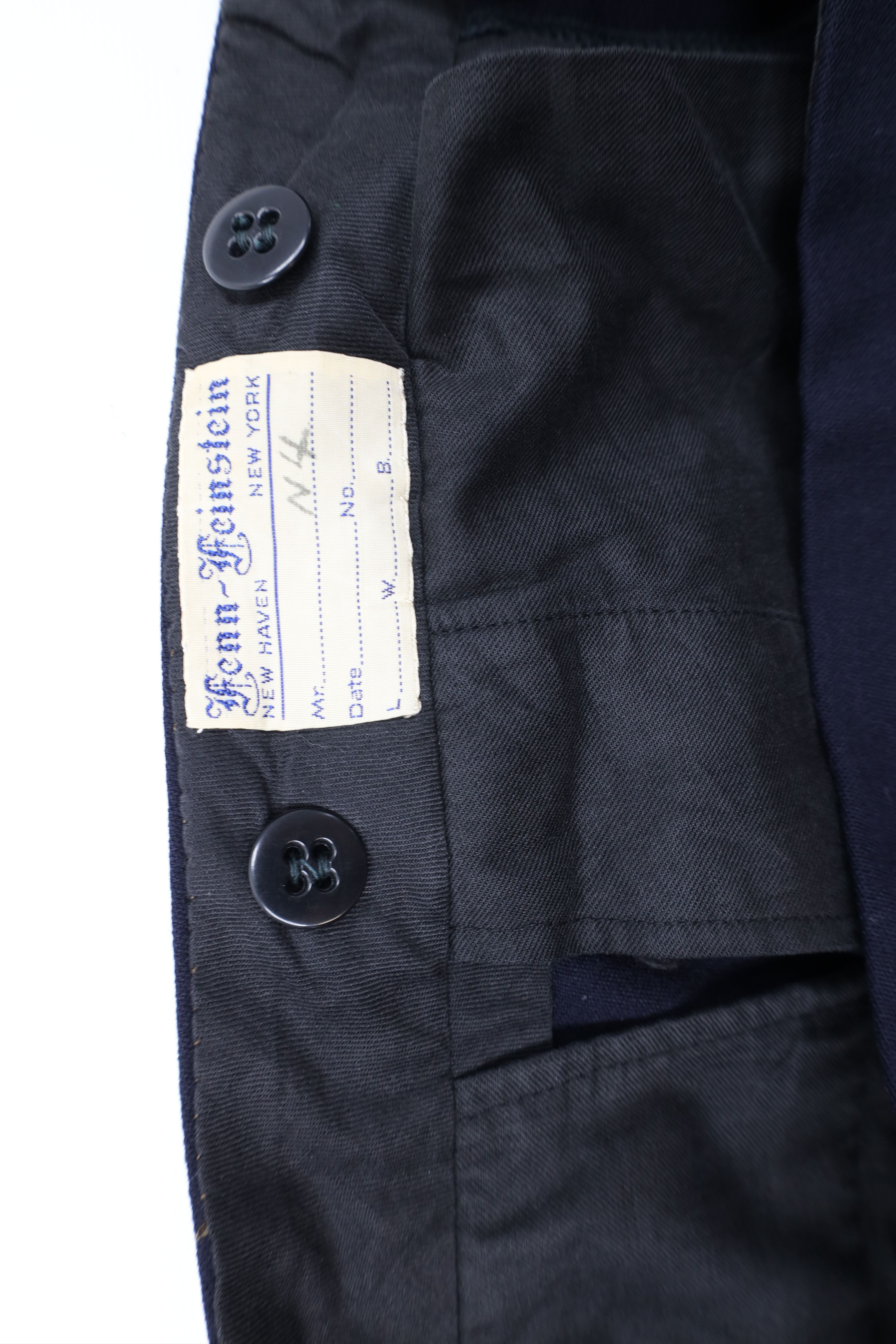 Vintage Vintage 50s Fenn Feinstein Pleated Tuxedo Pants Trousers USA Size US 30 / EU 46 - 7 Thumbnail