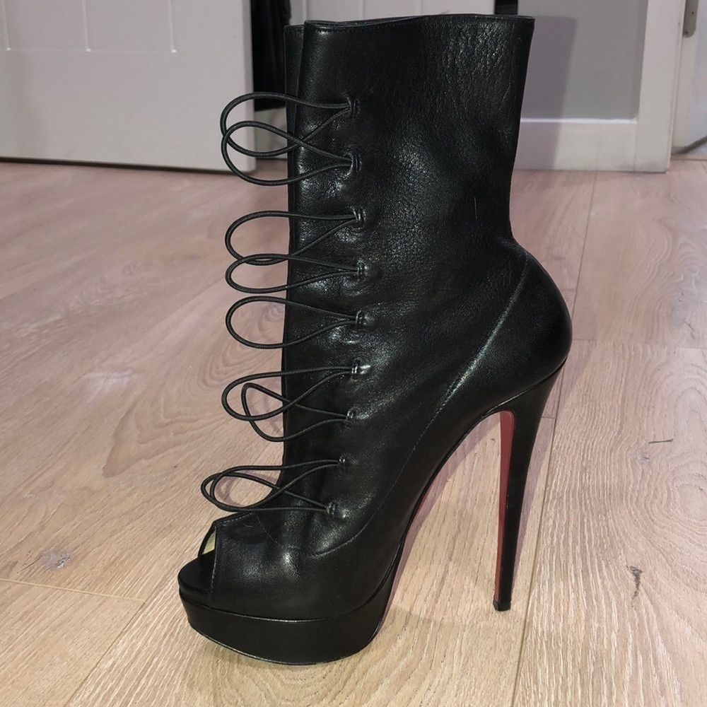Christian Louboutin Christian Louboutin Alta Bouton 150 Napa/Pyramid Size US 7 / IT 37 - 3 Thumbnail
