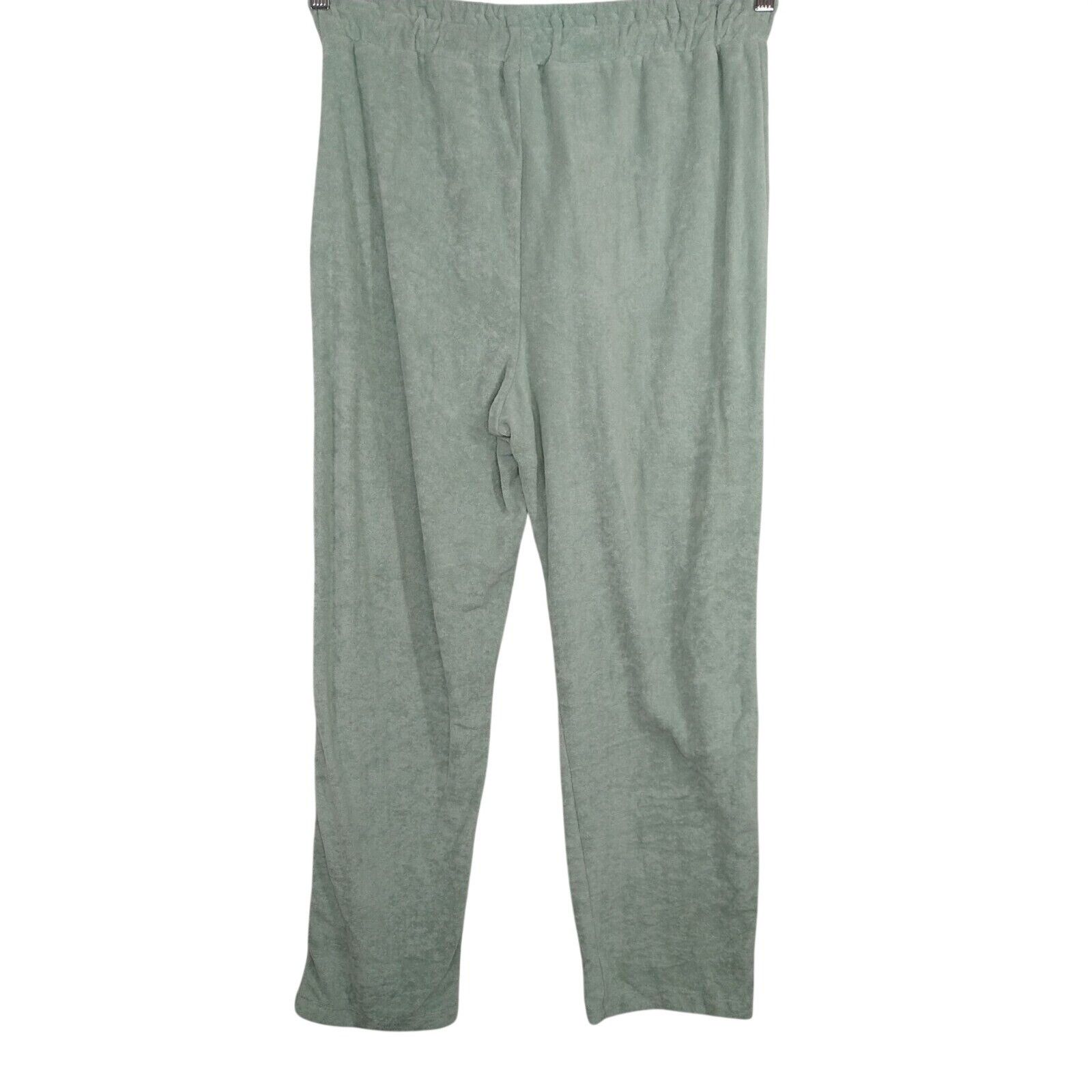 Other WAYF 98 Terry Pants Women Size L Sage Green Pull-on Size 30" / US 8 / IT 44 - 3 Thumbnail