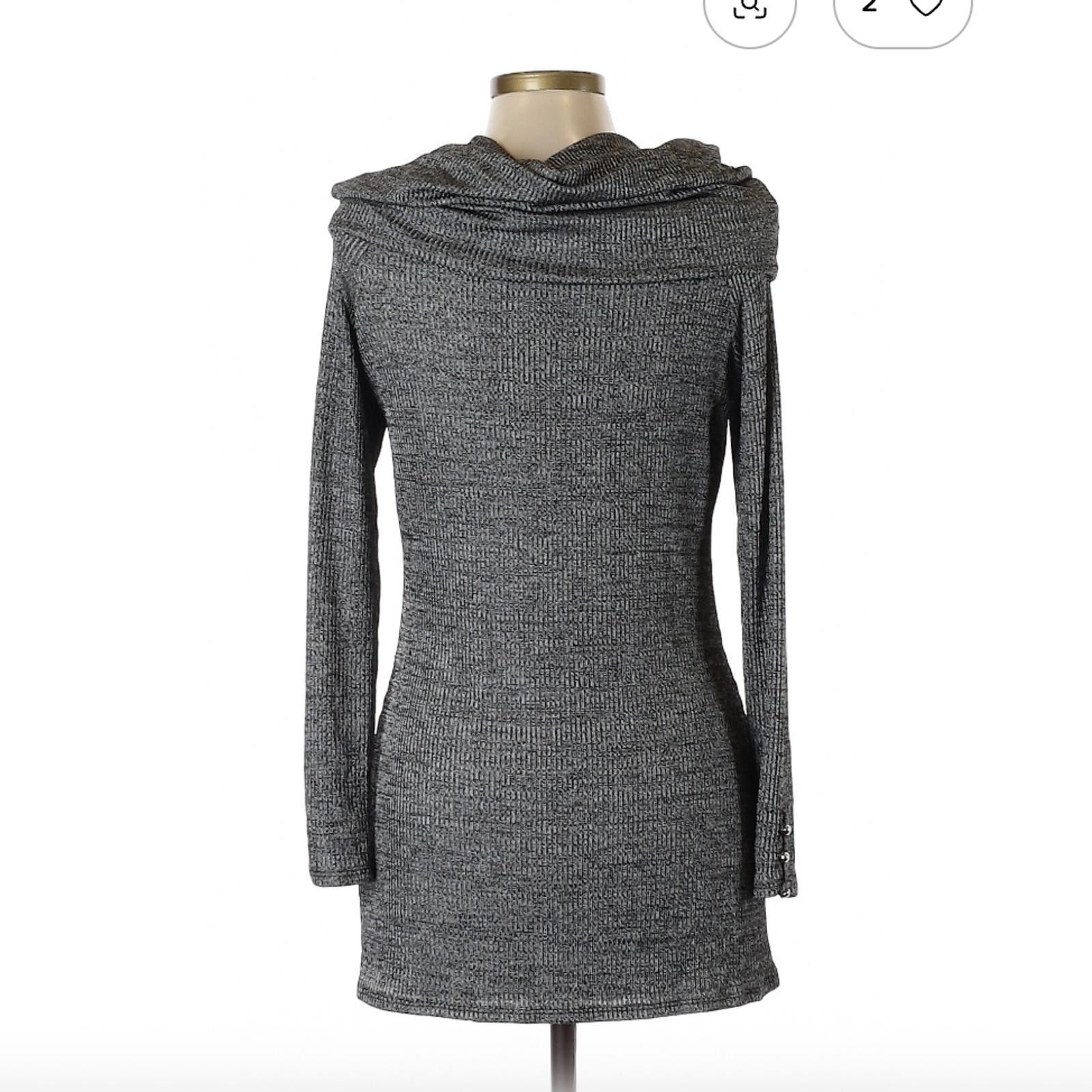 Other White House Black Market Gray 3/4 Sleeve Top Size L Size L / US 10 / IT 46 - 2 Thumbnail