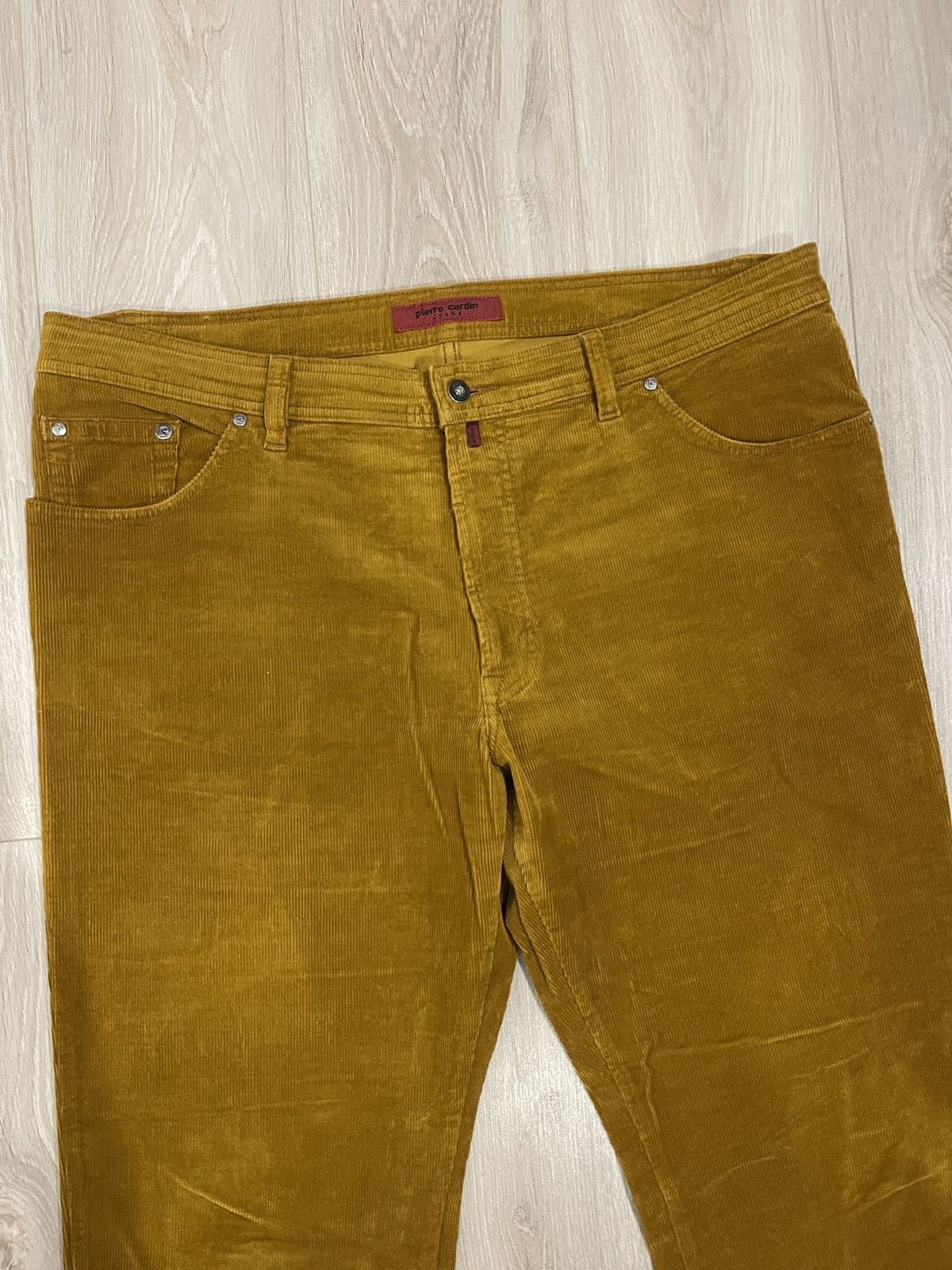 Pierre Cardin Pierre cardin corduroy mustard pants beige W44 Size US 44 / EU 60 - 2 Thumbnail