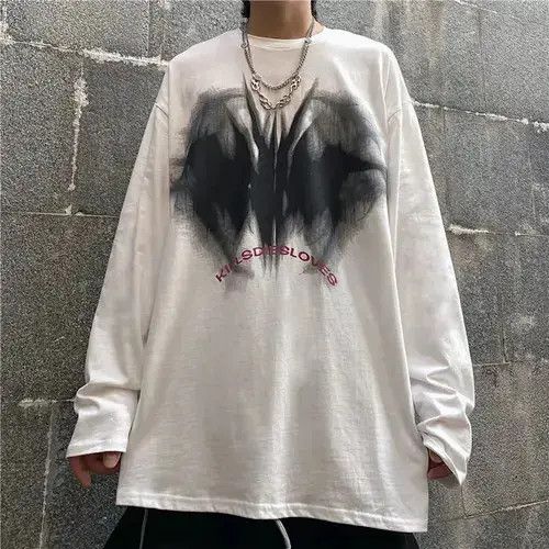 Individualized Shirts Harajuku Oversize Men Long Sleeve T-Shirt Size US XXL / EU 58 / 5 - 1 Thumbnail