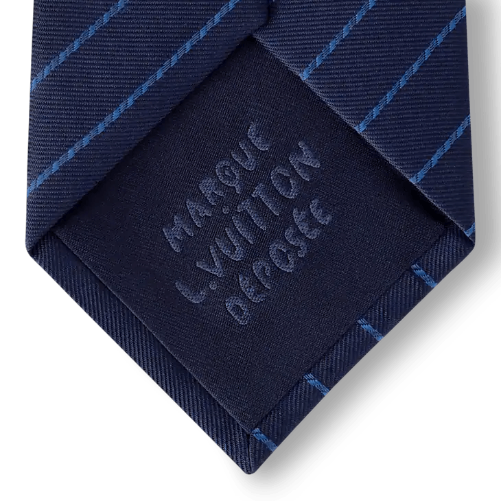 Louis Vuitton Monogram Pinstripes Tie - 148 x 7 cm Size ONE SIZE - 4 Thumbnail