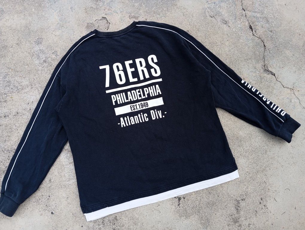 NBA NBA Philadelphia 76ers 🏀 Sweater sweatshirt Basketball 🇺🇲 Size US XL / EU 56 / 4 - 3 Thumbnail