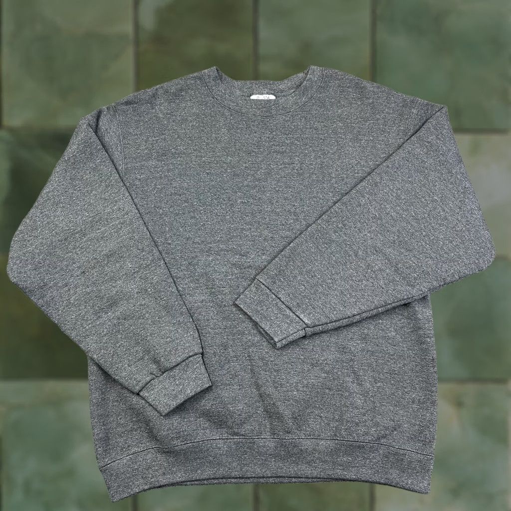 Vintage VINTAGE Pluma Gray Crewneck Sweatshirt Pullover M 90 Y2K Heavyweight Fleece Blank Size US M / EU 48-50 / 2 - 1 Thumbnail