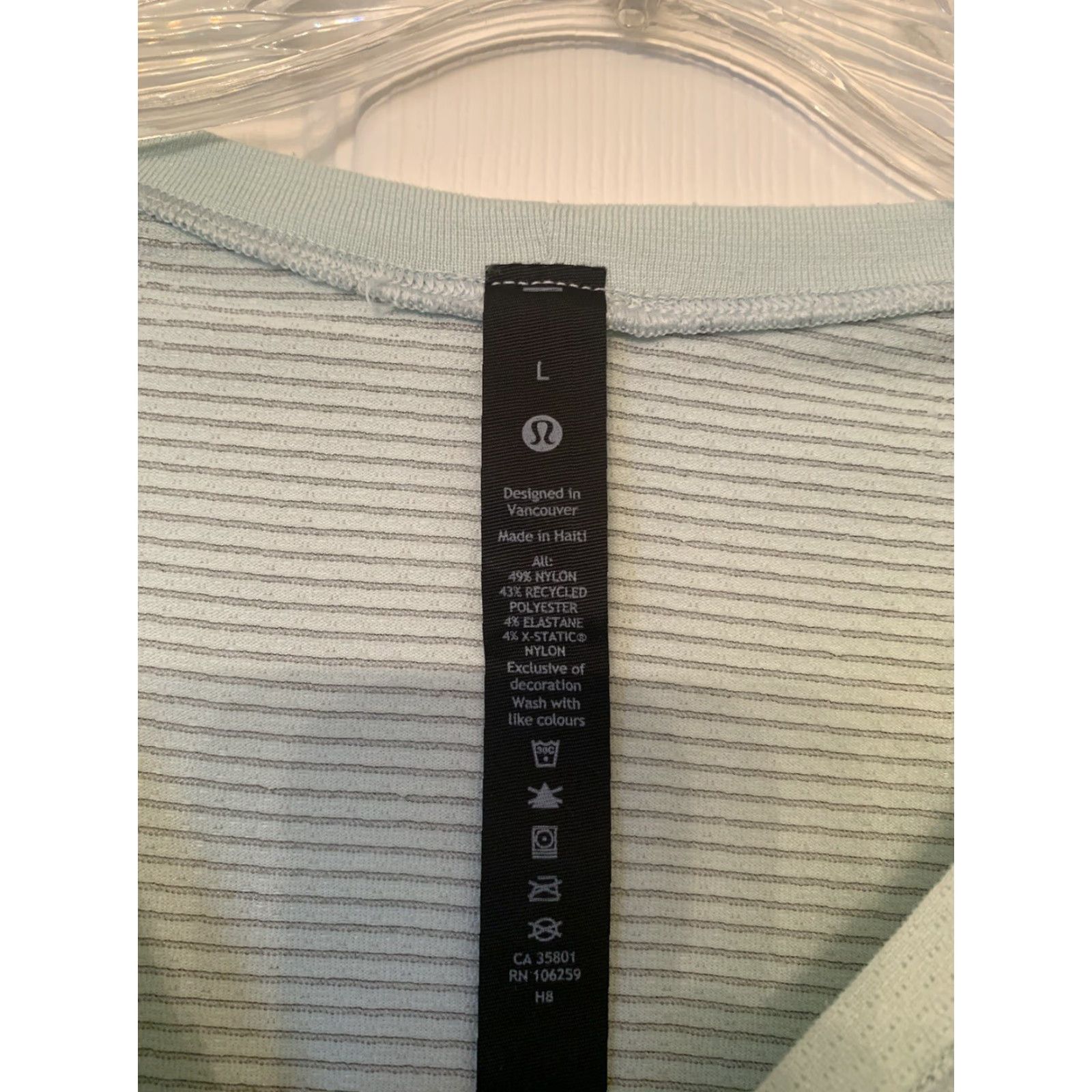 Lululemon Lululemon Men Shirt Large Live in Practice Short Sleeve Performance Athletic Shirt Size US L / EU 52-54 / 3 - 2 Thumbnail