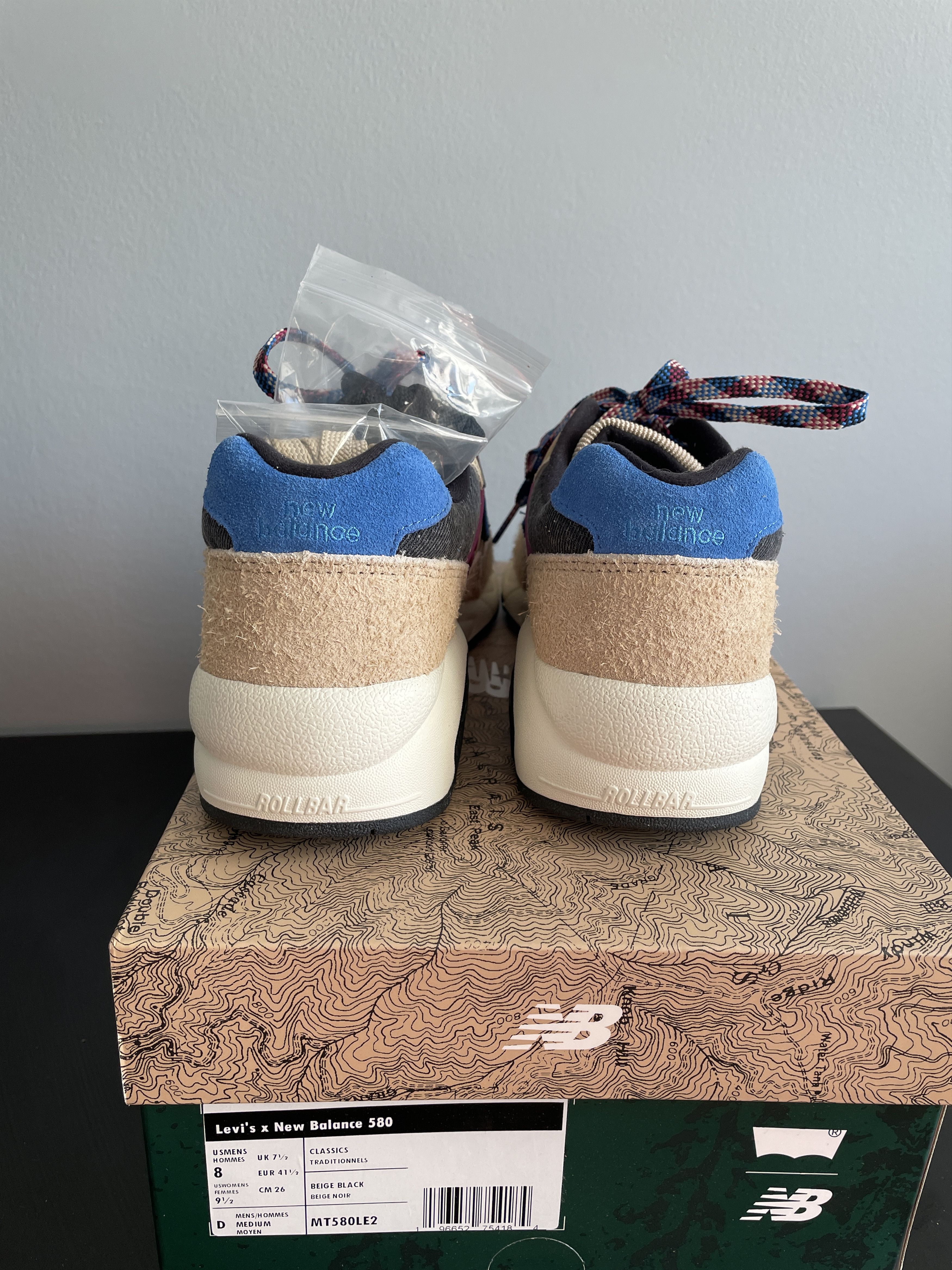 Levi's × New Balance Levi's ® X New Balance 580 Grey kith aime leon dore 990 993 Size US 8 / EU 41 - 2 Thumbnail
