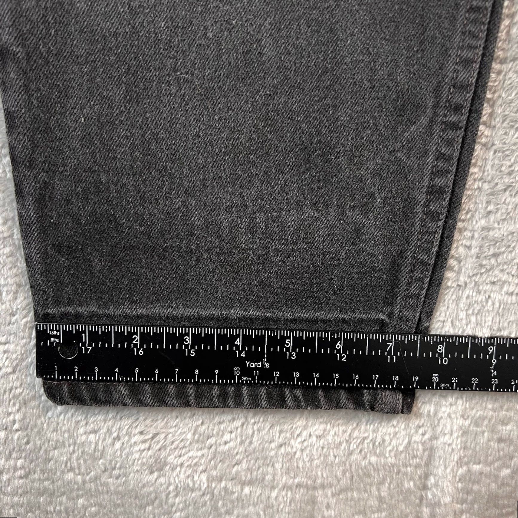 Levi's VTG Levi's 550 Jeans Mens 31x31.5 Black Straight Relaxed Denim 90s USA 5-Pocket Jeans (Charcoal Wash) Levi's 500 Series Mens Reg Size US 31 - 7 Thumbnail