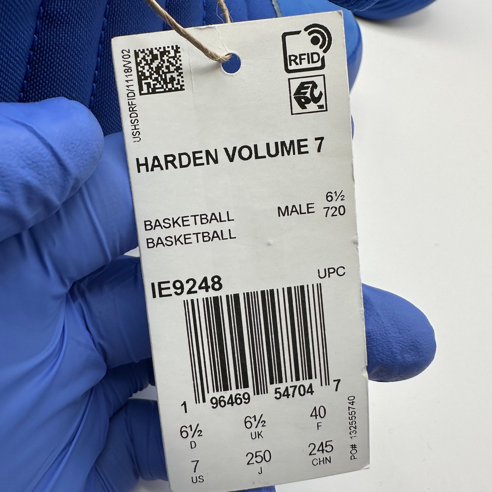 Adidas ADIDAS Men's 7 HARDEN Volume 7 Royal Blue Basketball IE9248 Size US 7 / EU 40 - 7 Thumbnail