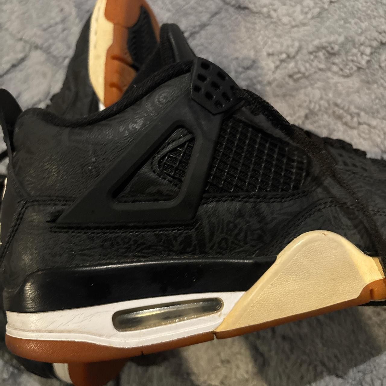 Jordan Brand Jordan 4 retro Laser black gum Size US 10 / EU 43 - 4 Thumbnail