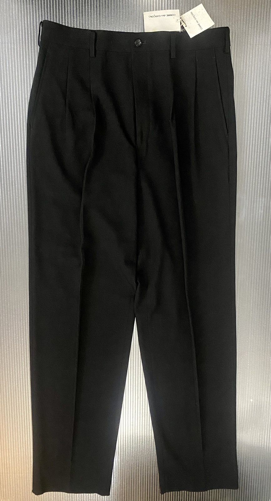 Comme des Garcons Comme Des Garçons 🇯🇵 wool pleated slacks M NWT Size US 34 / EU 50 - 1 Thumbnail