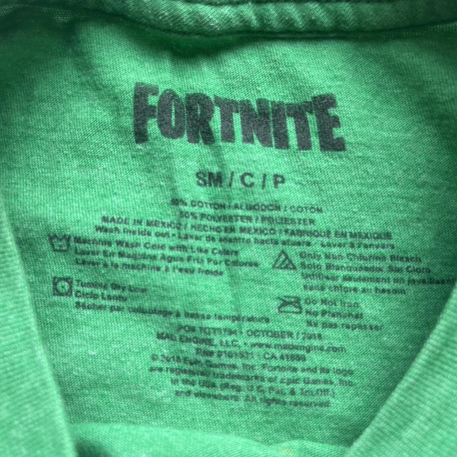 Other Fortnite T-Rex Loot Chest Green Graphic T-Shirt Size US XXS / EU 40 - 7 Thumbnail